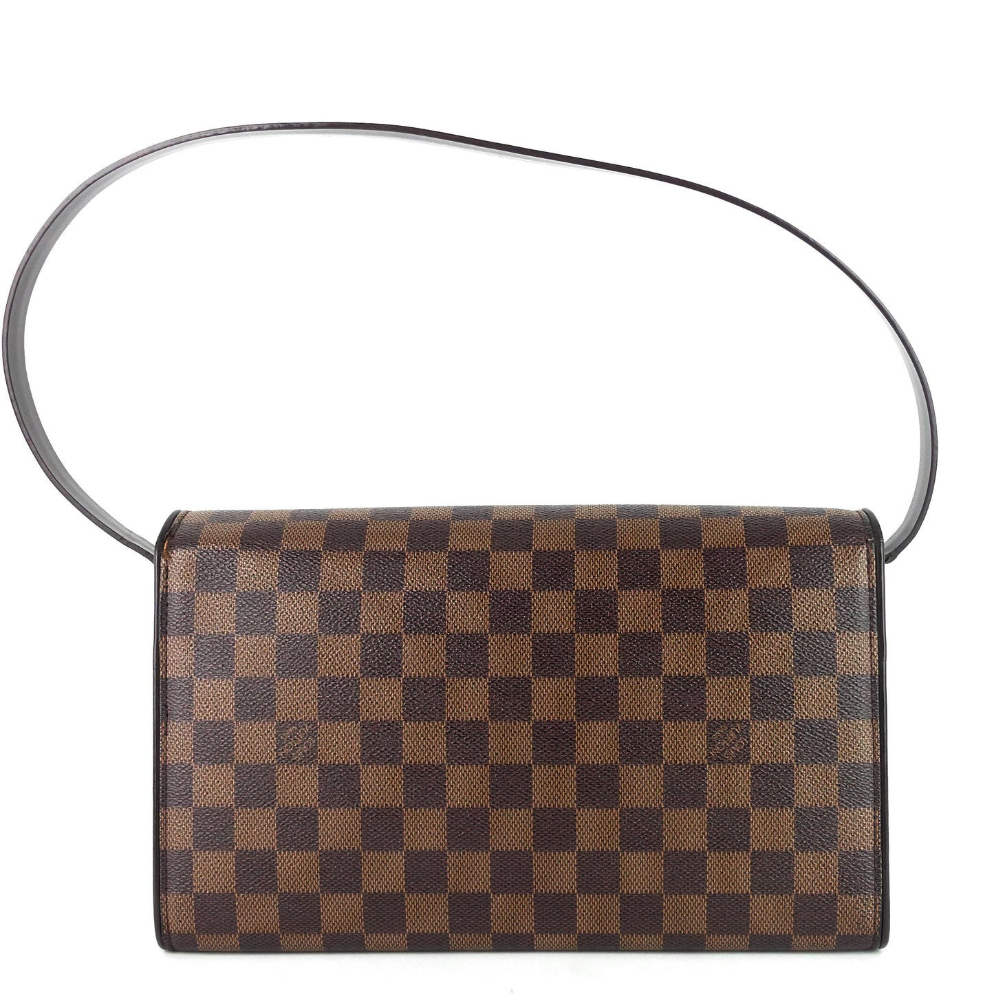 Louis Vuitto Tribeca Long Damier Ebene Canvas Bag