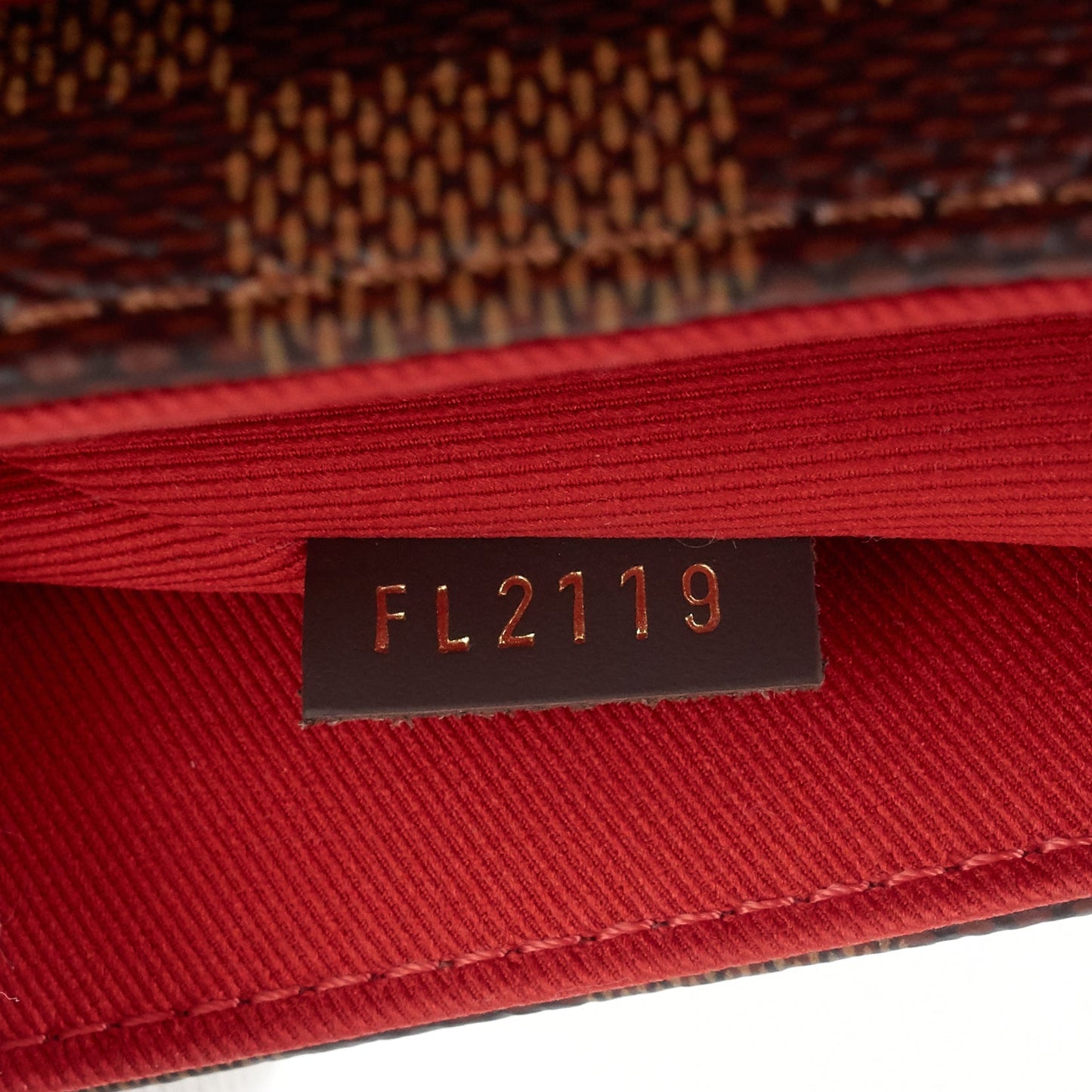 Louis Vuitto Croisette Damier Ebene Canvas Bag