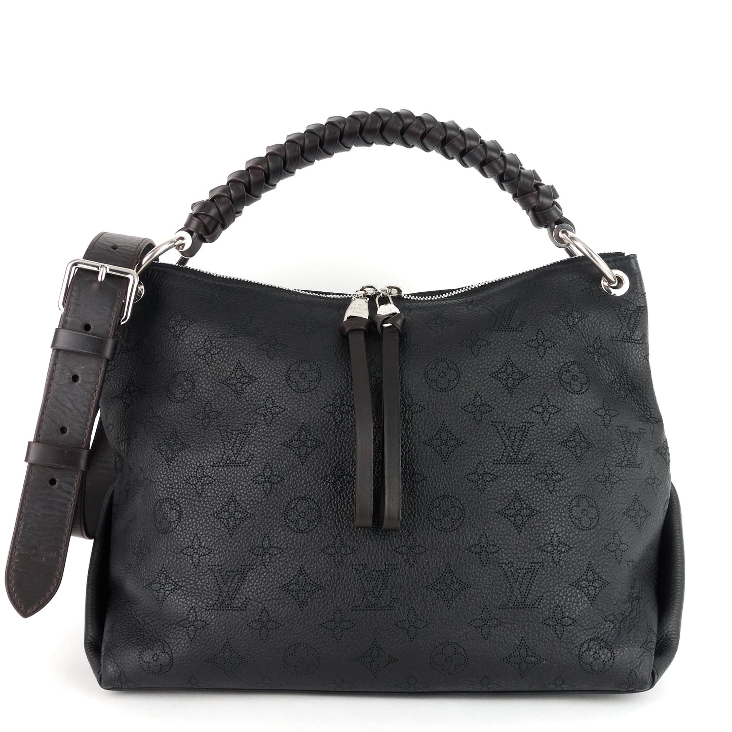 Louis Vuitto Beaubourg MM Mahina Leather Hobo Bag