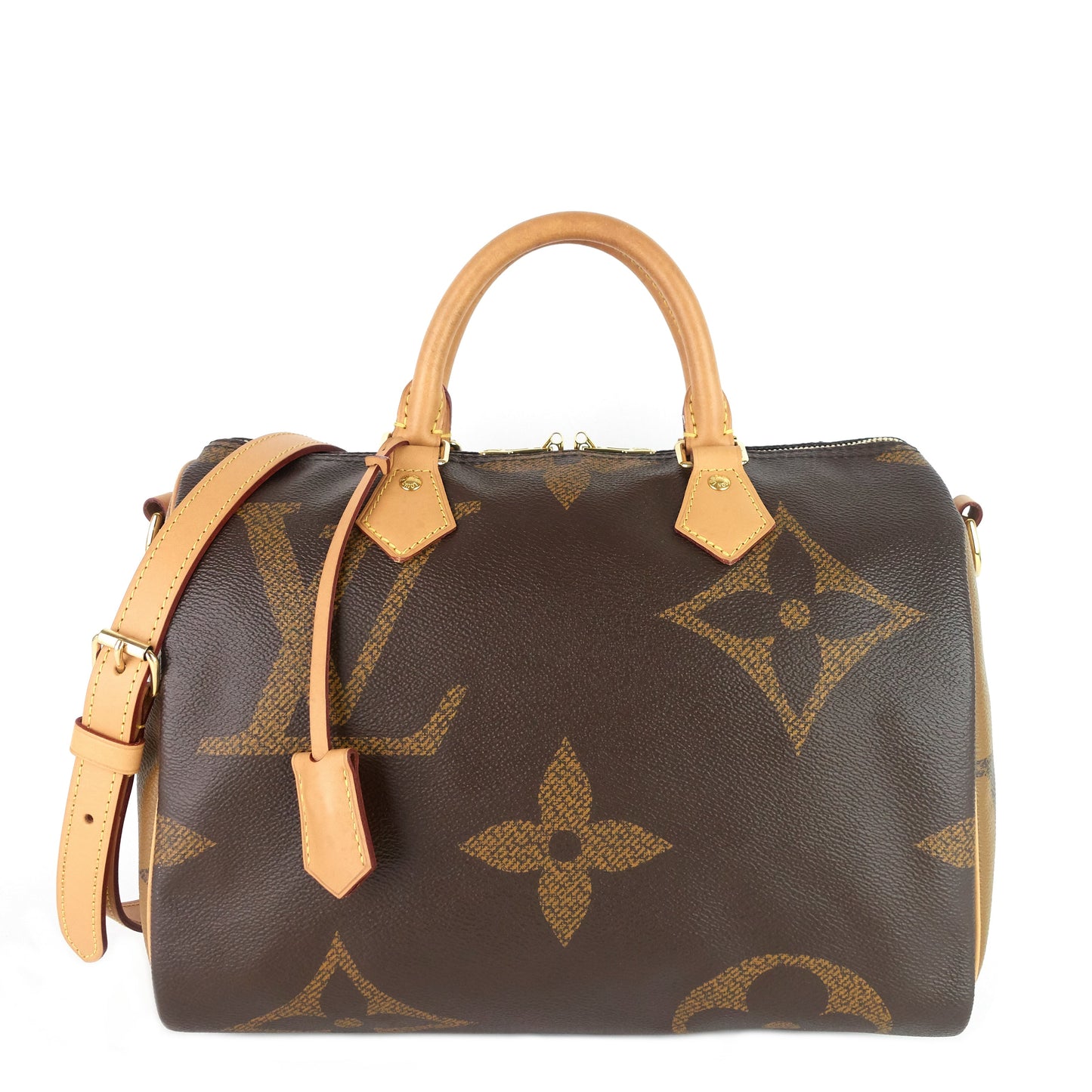 Louis Vuitto Speedy BandouliÃ¨re 30 Monogram Giant Reverse Canvas Bag
