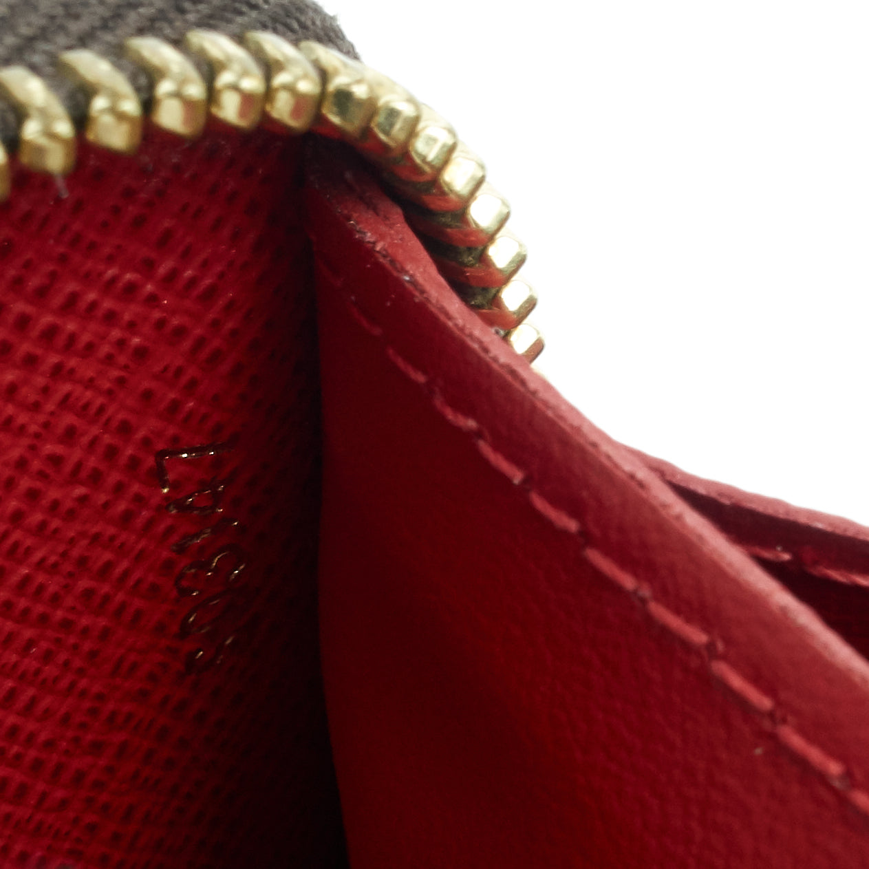 Louis Vuitto ClÃ©mence Damier Ebene Canvas Wallet