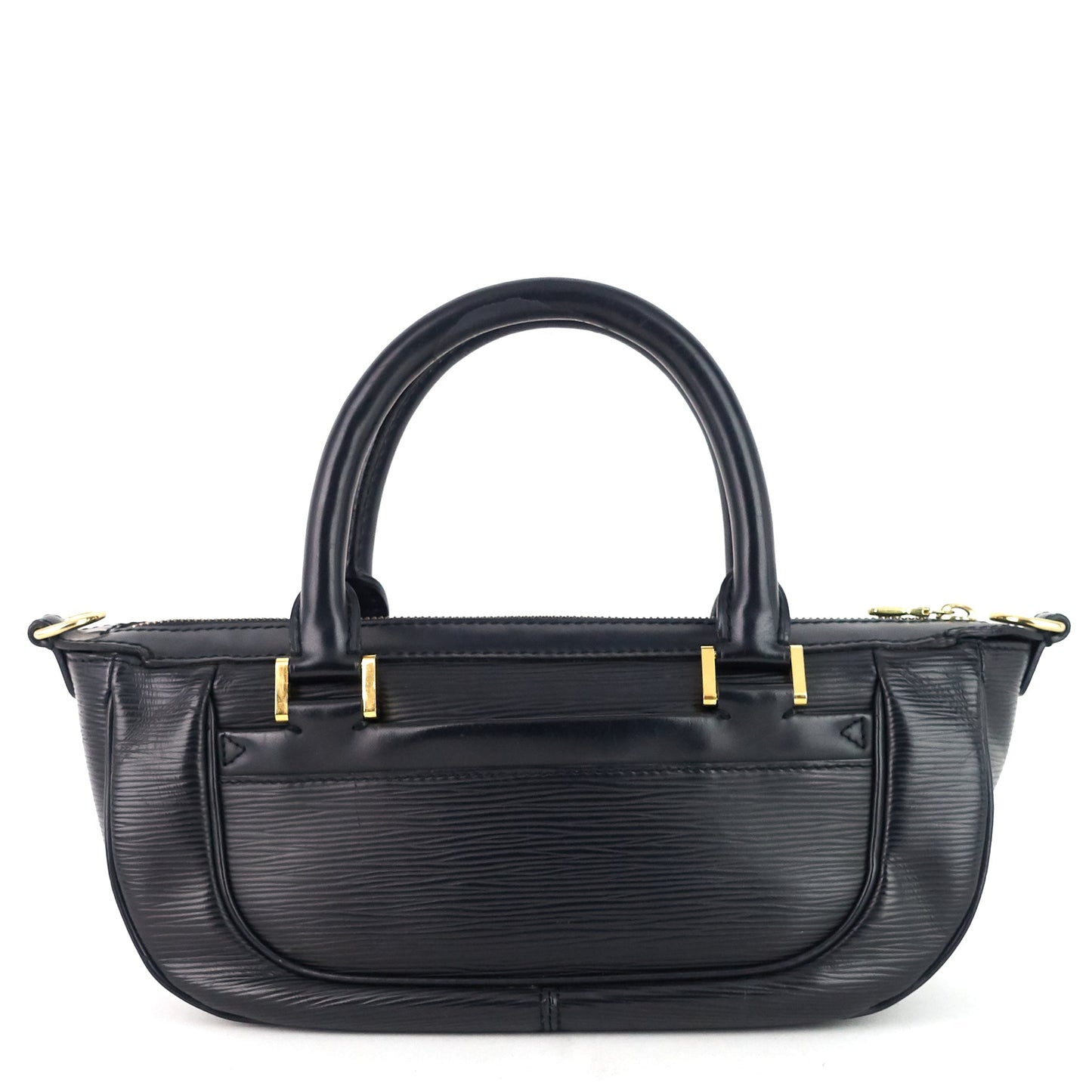 Louis Vuitto Dhanura Black Epi Leather Handbag