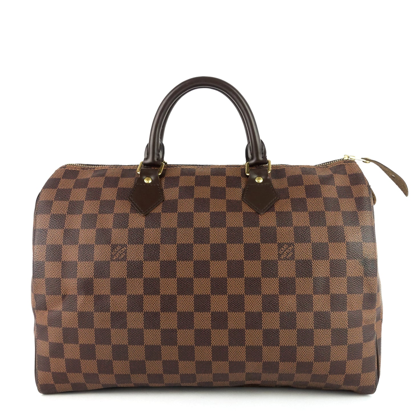 Louis Vuitto Speedy 35 Damier Ebene Canvas Bag
