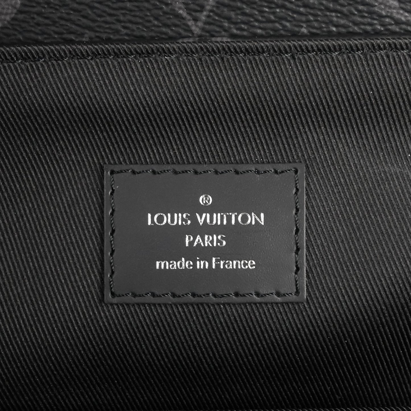 Louis Vuitto Steamer Monogram Eclipse Canvas Backpack