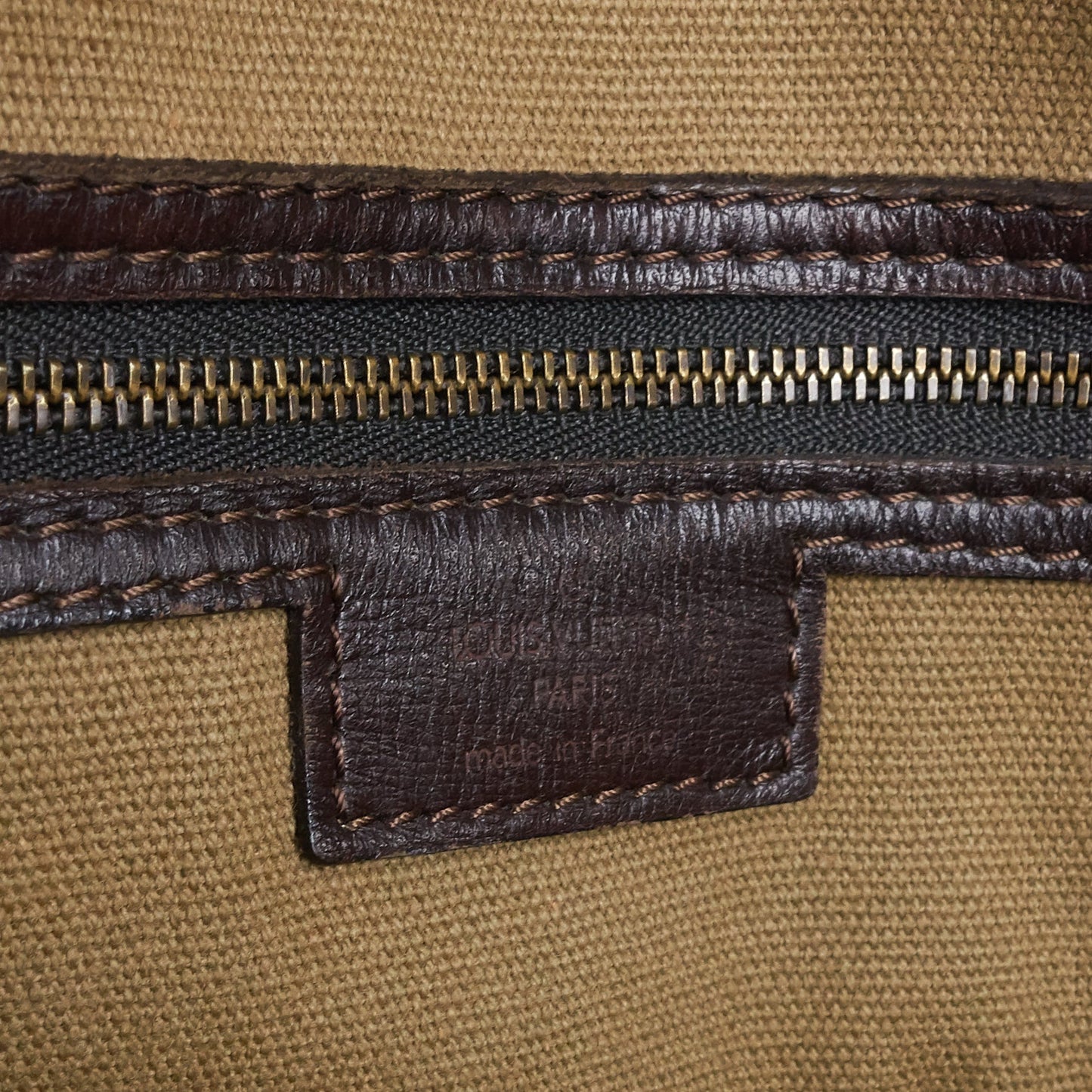 Louis Vuitto Utah Huron Leather Work Bag