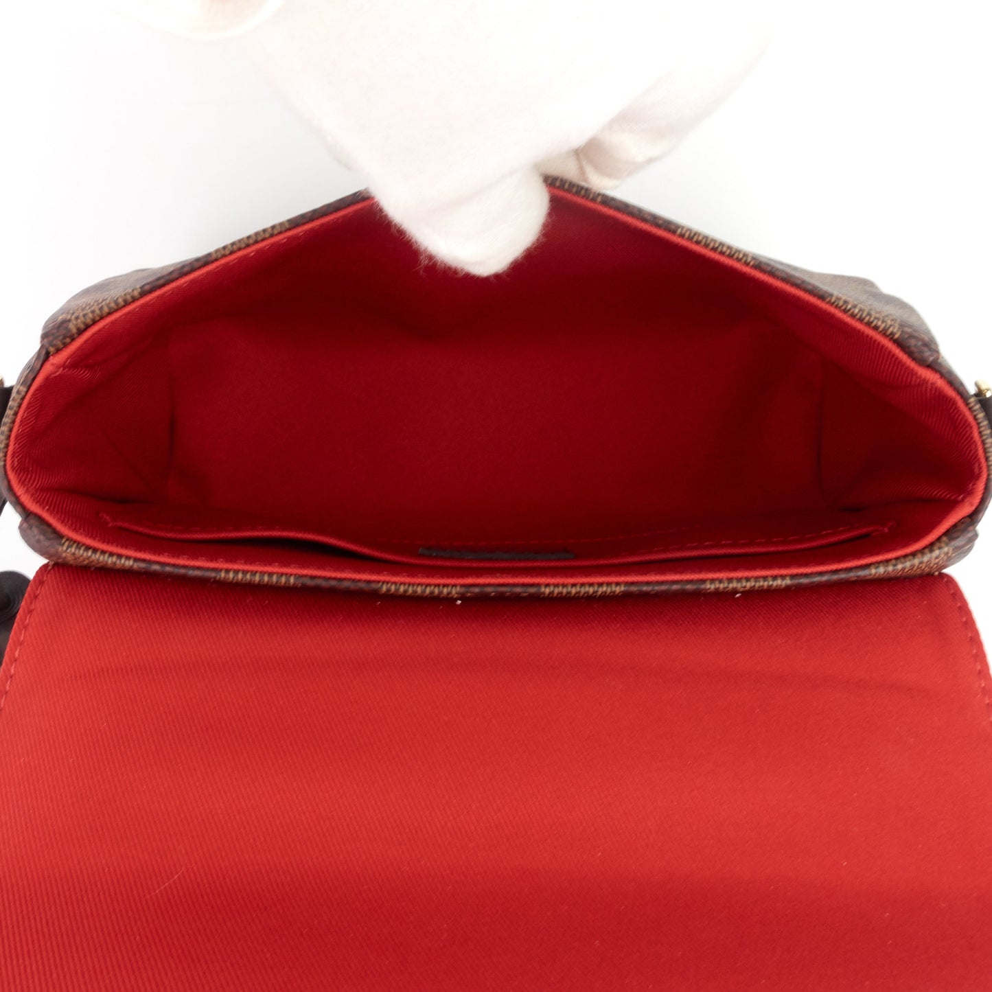 Louis Vuitto Croisette Damier Ebene Canvas Bag