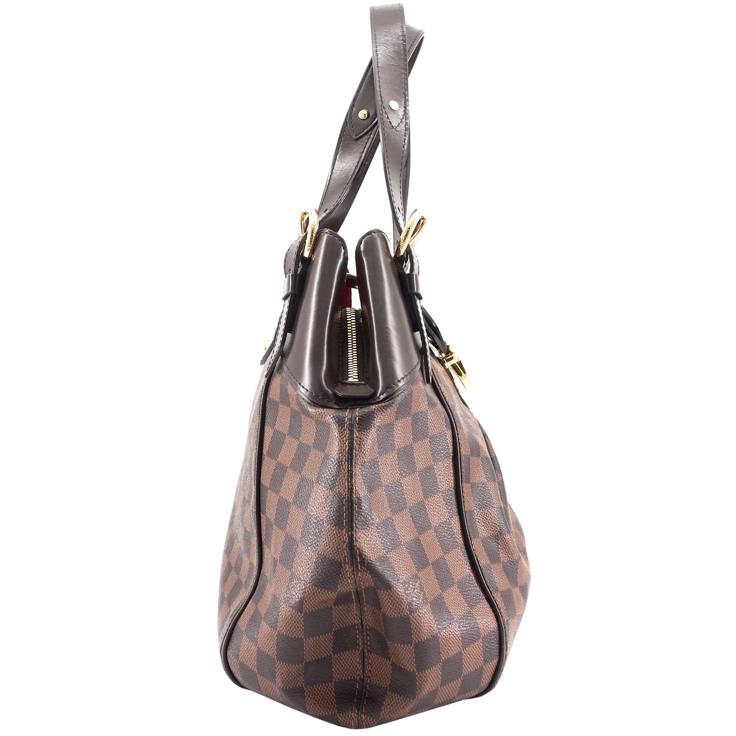 Louis Vuitto Sistina GM Damier Ebene Canvas Bag