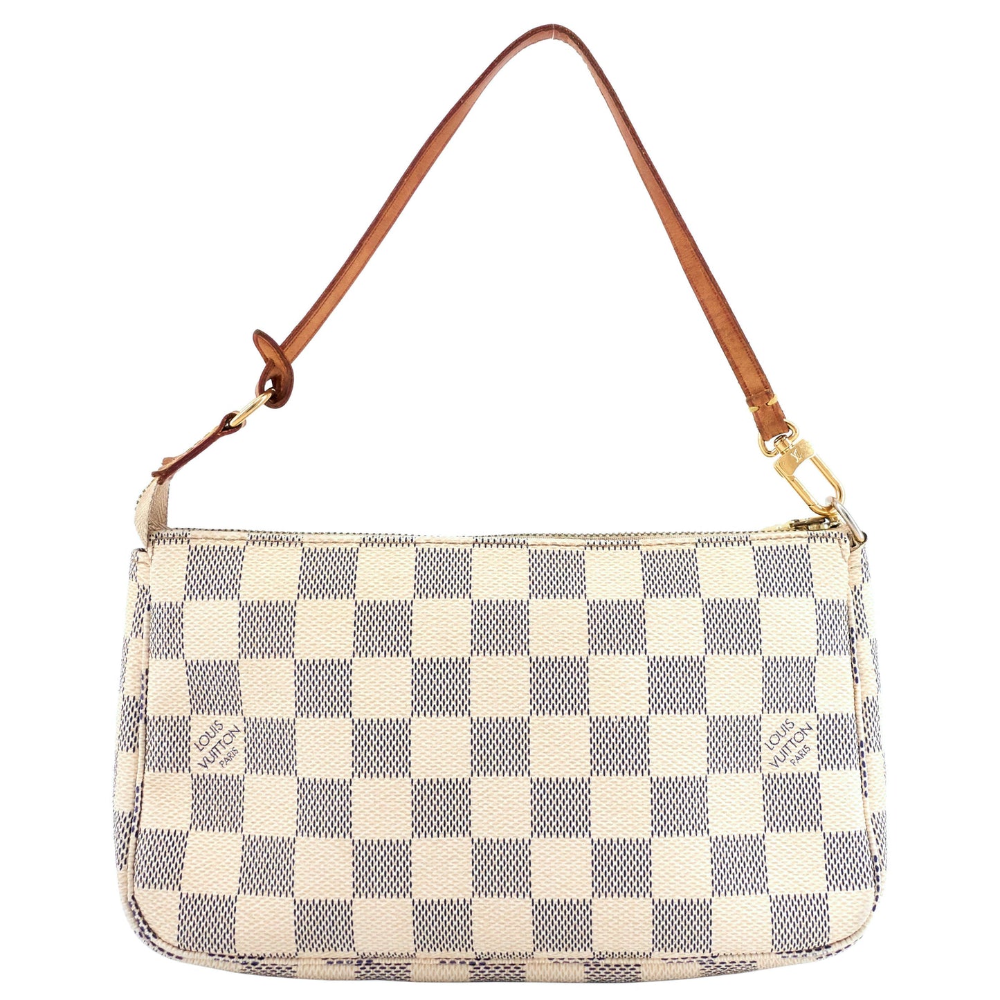 Louis Vuitto Pochette Accessoires Damier Azur Canvas Bag