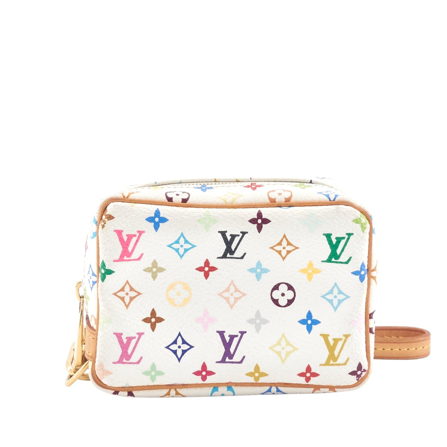 Louis Vuitto Wapity Multicoloure Canvas Wrist Pouch