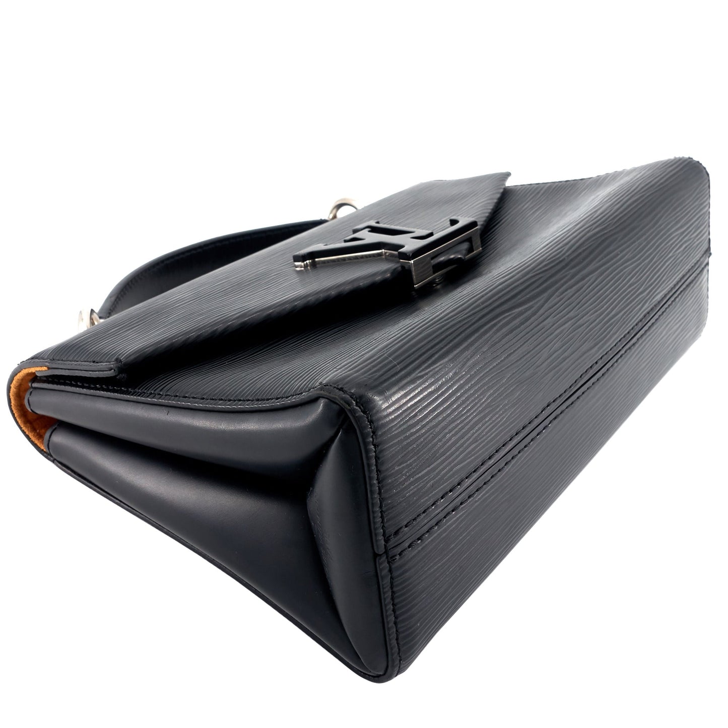 Louis Vuitto Pochette Grenelle Black Epi Leather Bag