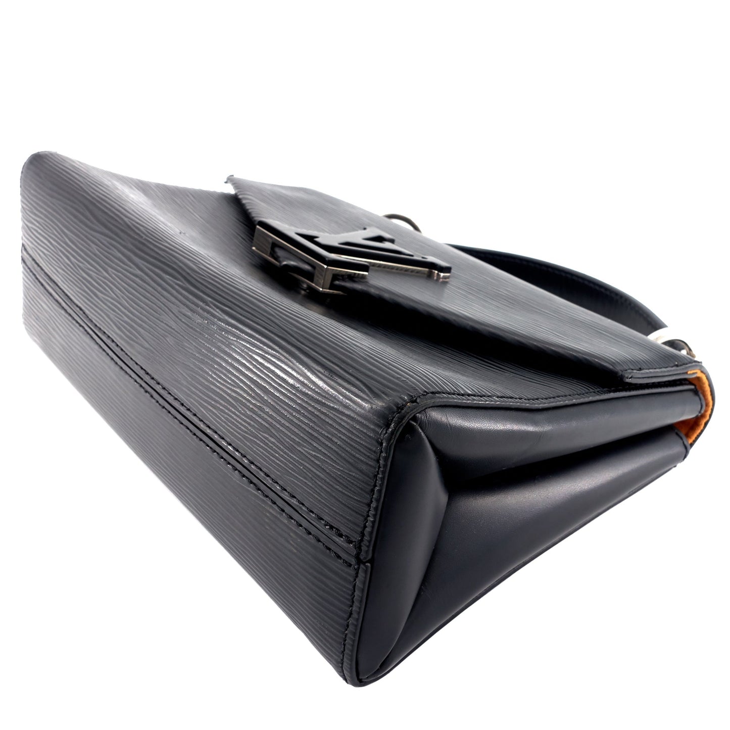 Louis Vuitto Pochette Grenelle Black Epi Leather Bag