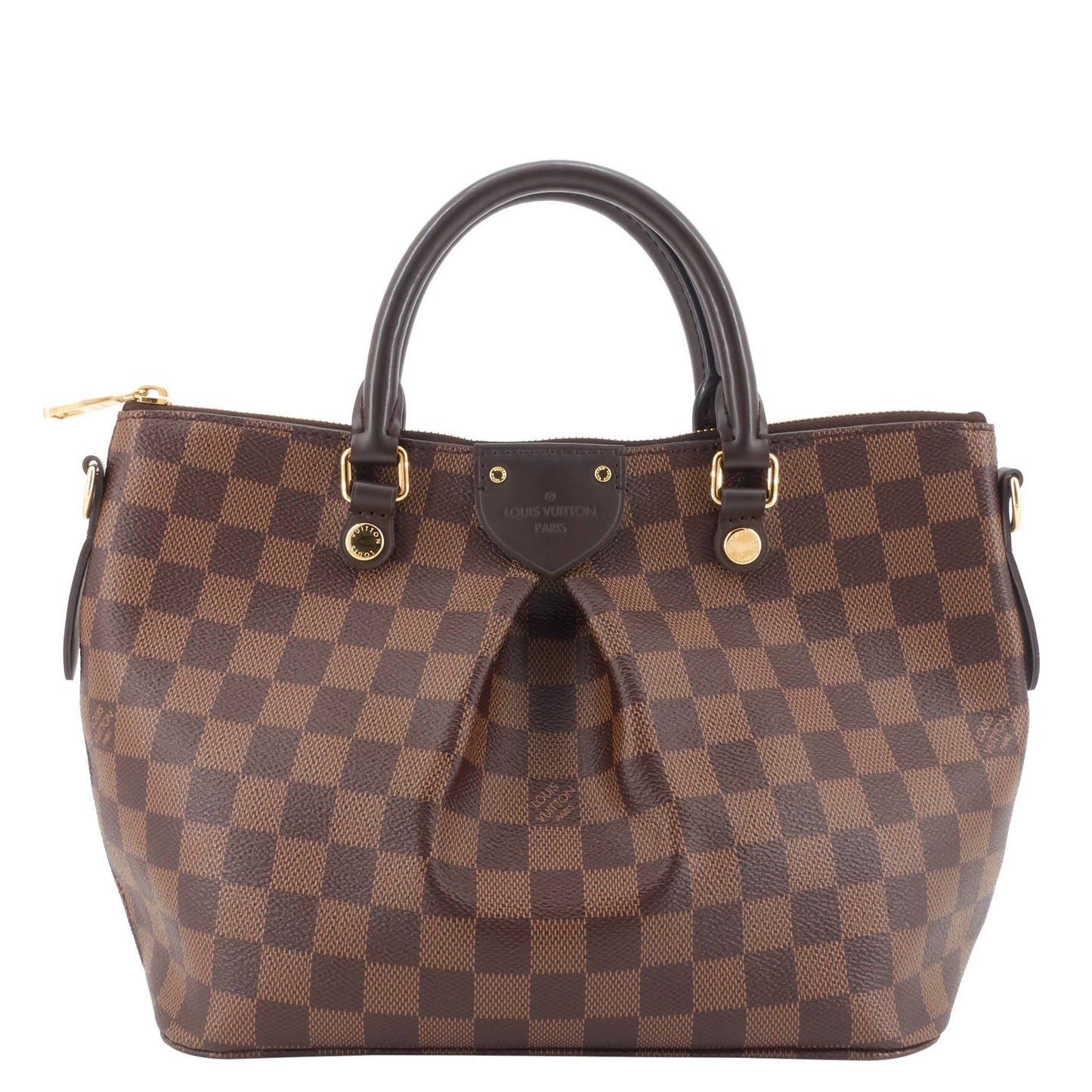 Louis Vuitto Siena PM Damier Ebene Canvas Handbag