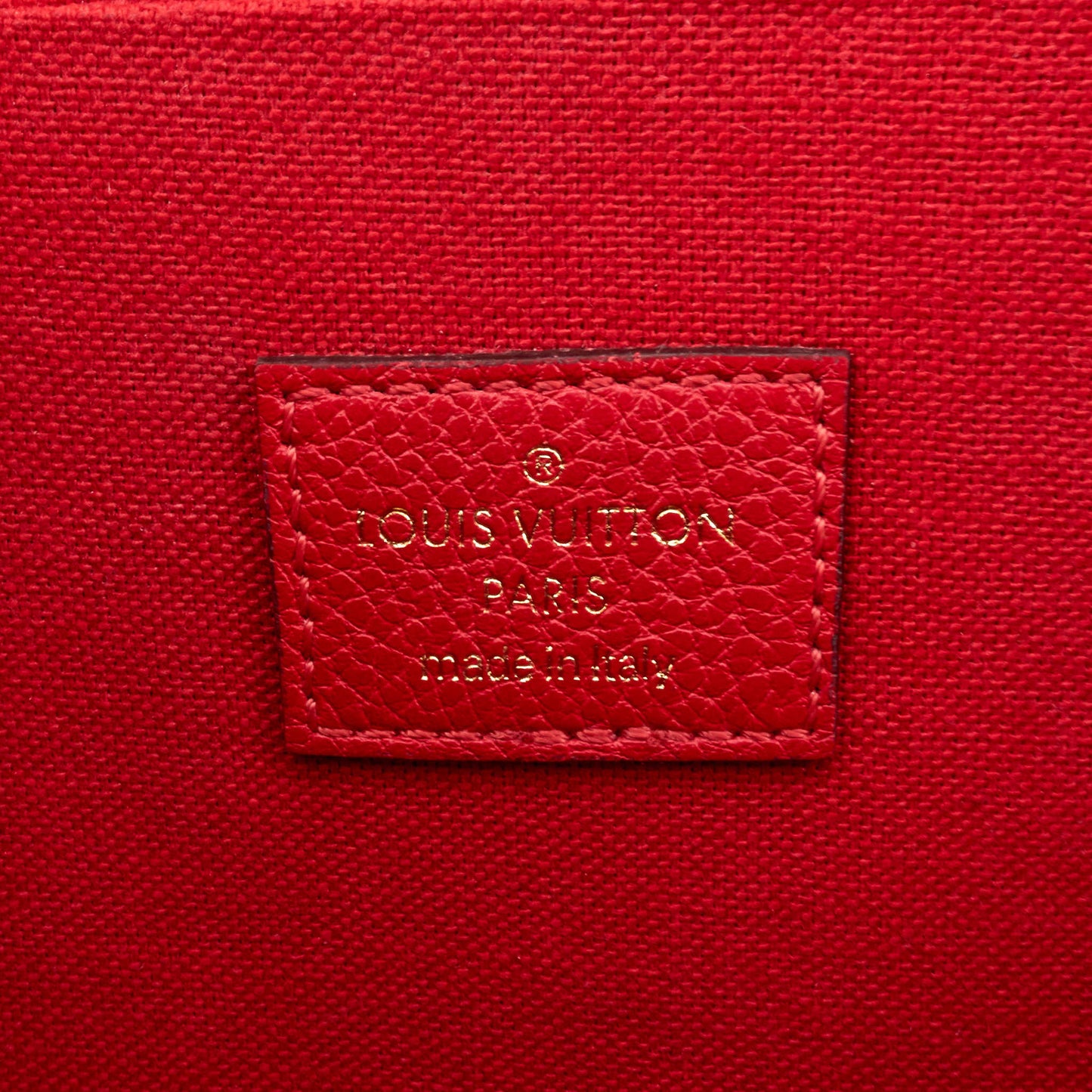 Louis Vuitto FÃ©licie Pochette Monogram Empreinte Leather Bag