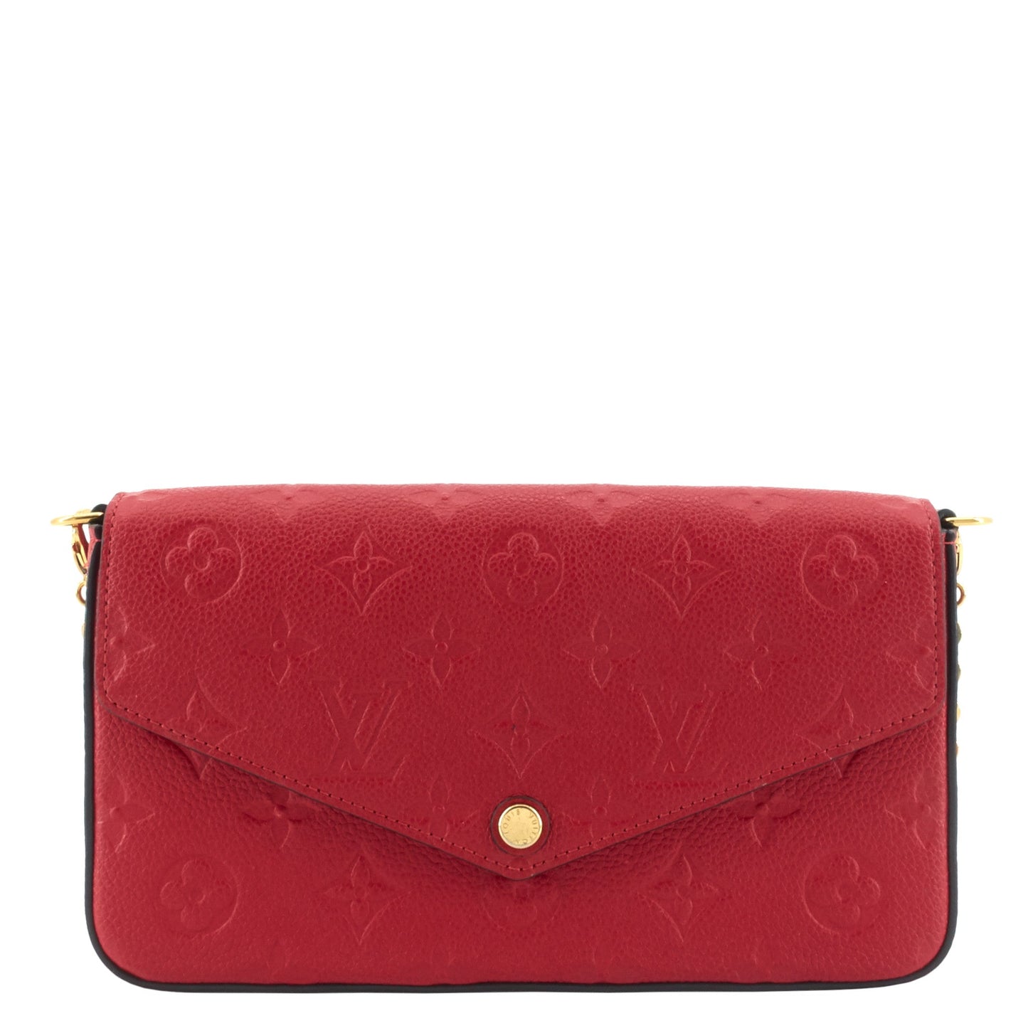 Louis Vuitto FÃ©licie Pochette Monogram Empreinte Leather Bag