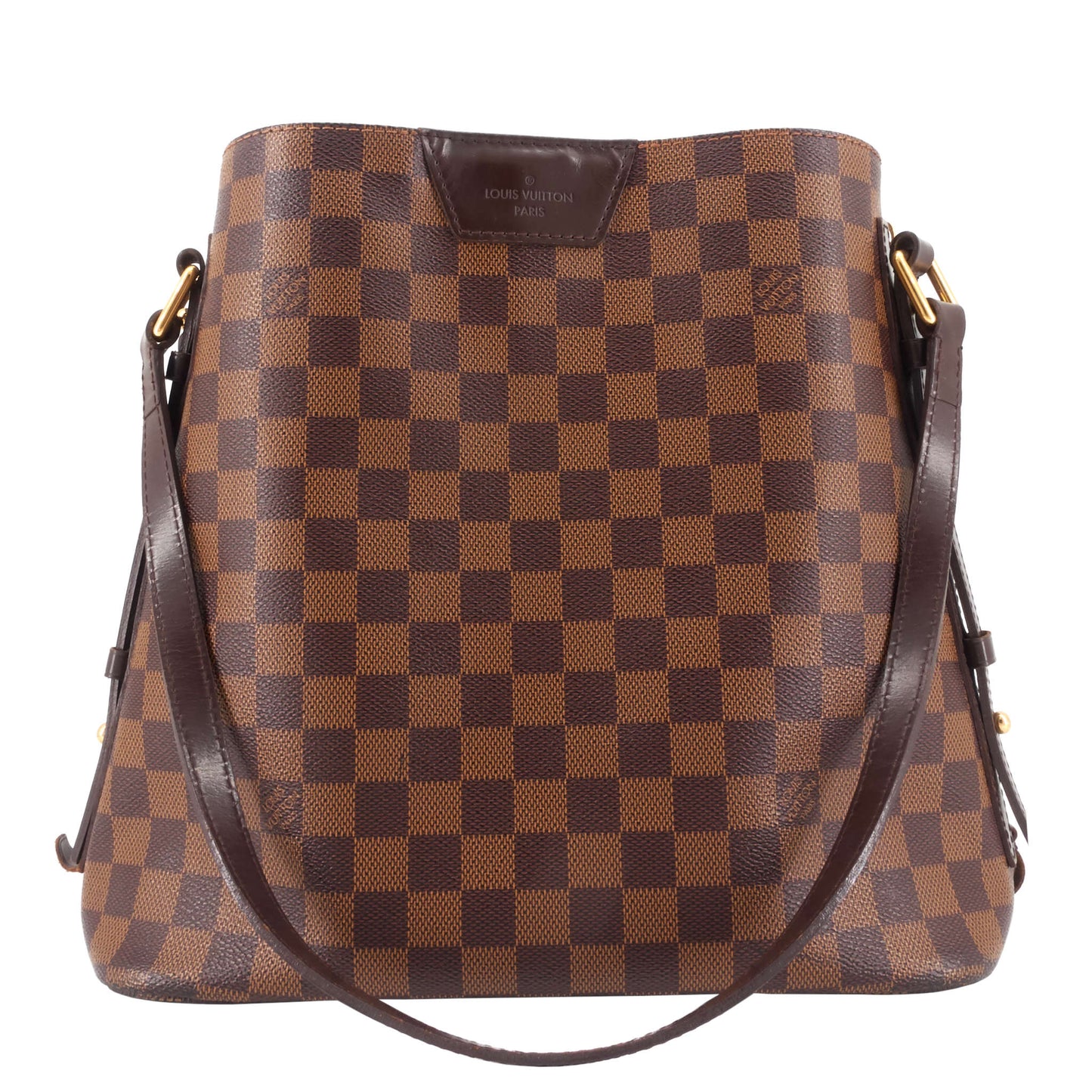 Louis Vuitto Cabas Rivington Damier Ebene Canvas Bag