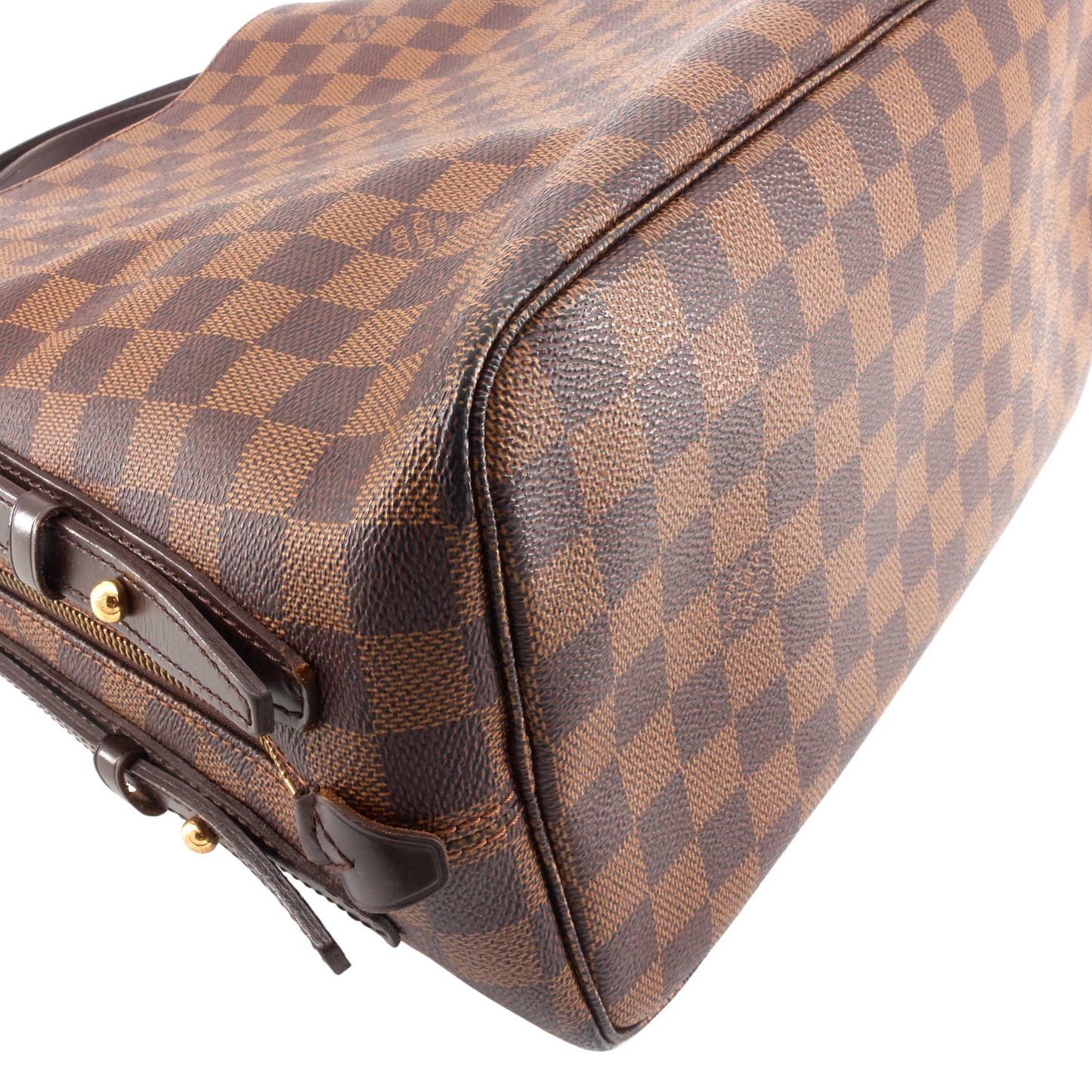 Louis Vuitto Cabas Rivington Damier Ebene Canvas Bag