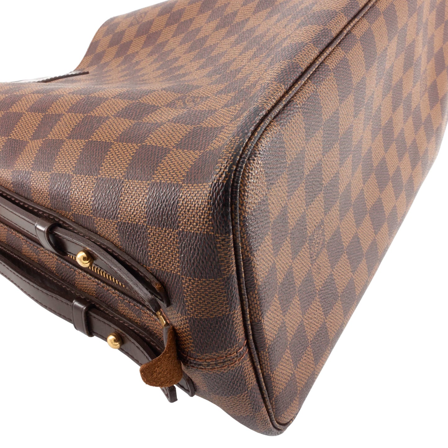 Louis Vuitto Cabas Rivington Damier Ebene Canvas Bag