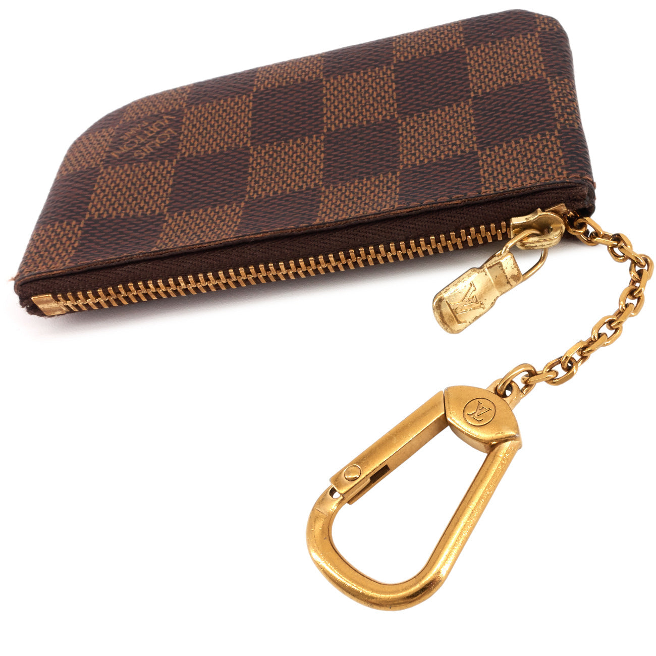 Louis Vuitto Damier Ebene Canvas Key Pouch