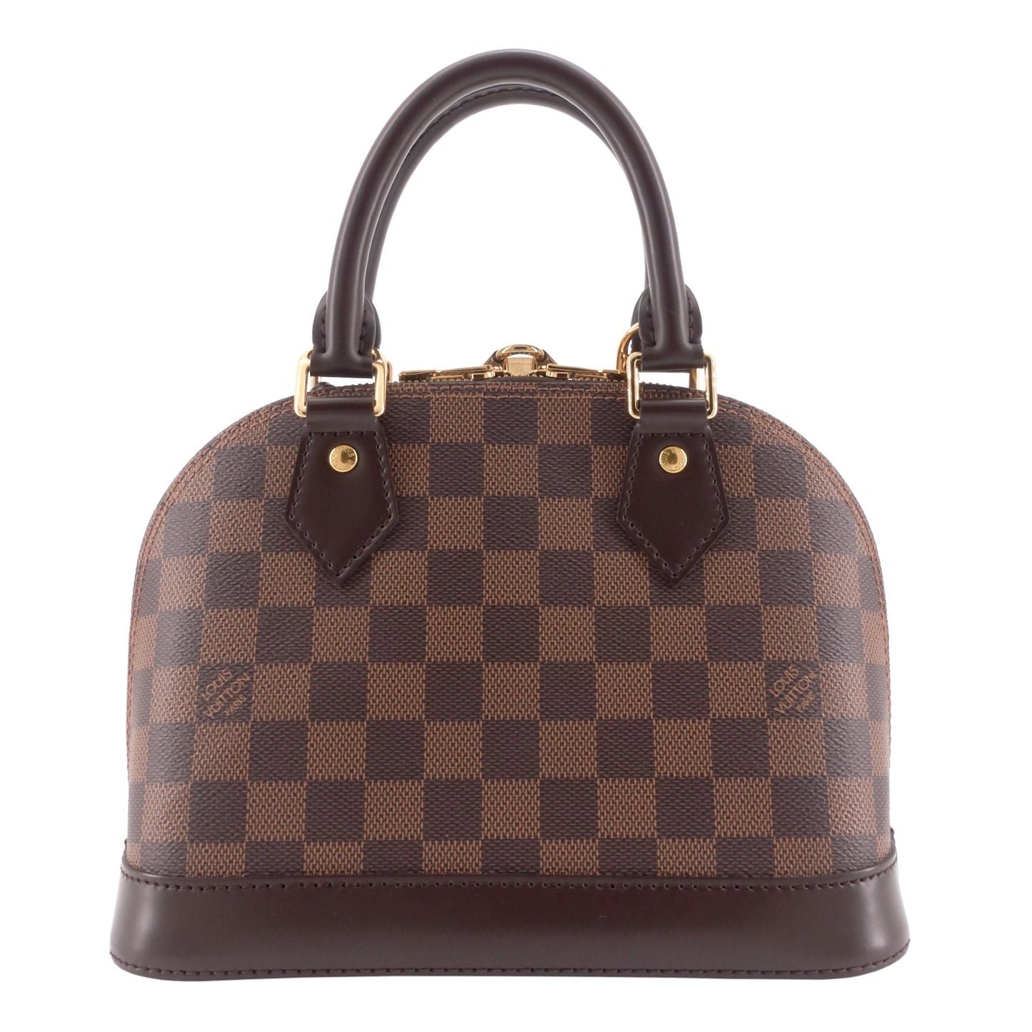 Louis Vuitto Alma BB Damier Ebene Canvas Handbag