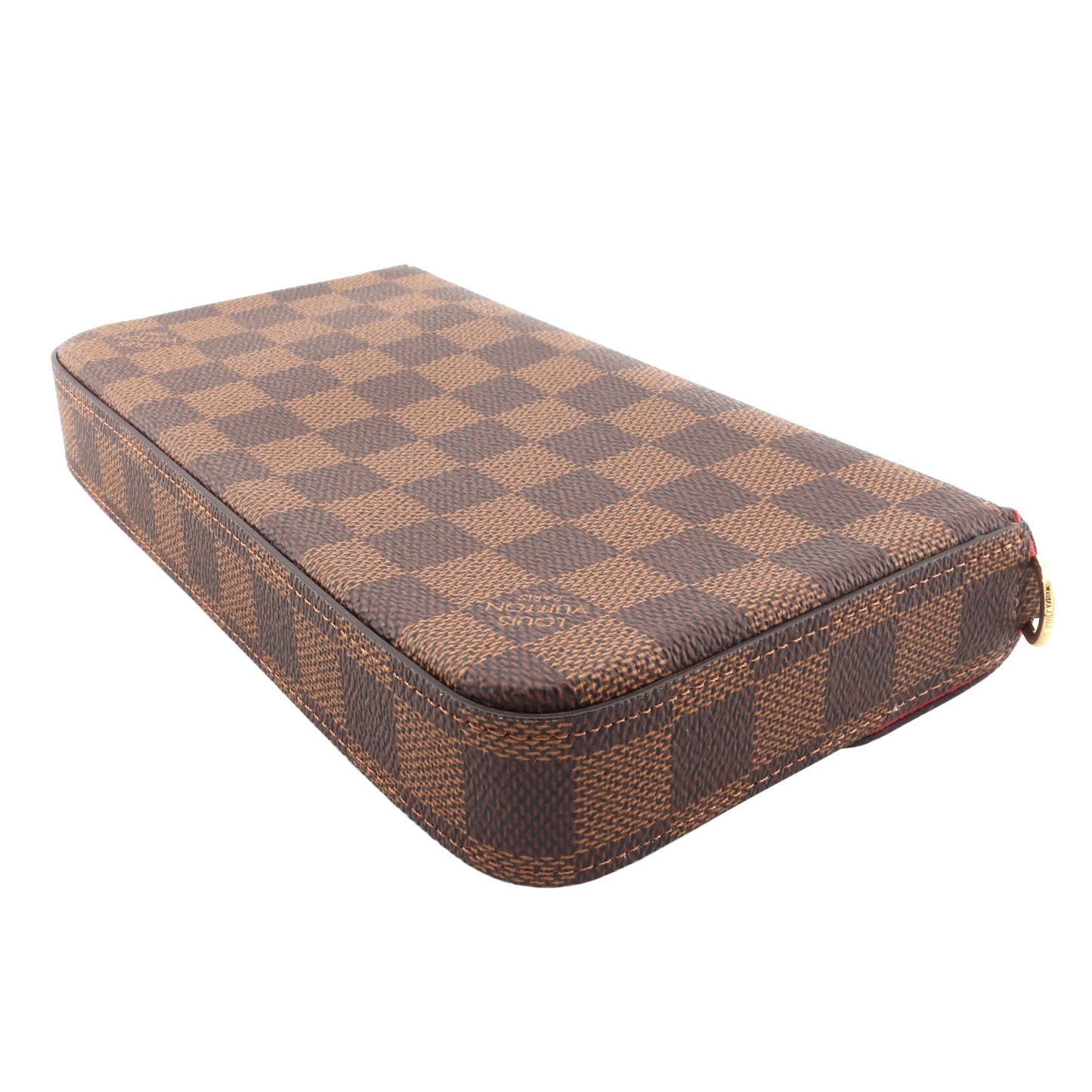 Louis Vuitto FÃ©licie Pochette Damier Ebene Canvas Bag