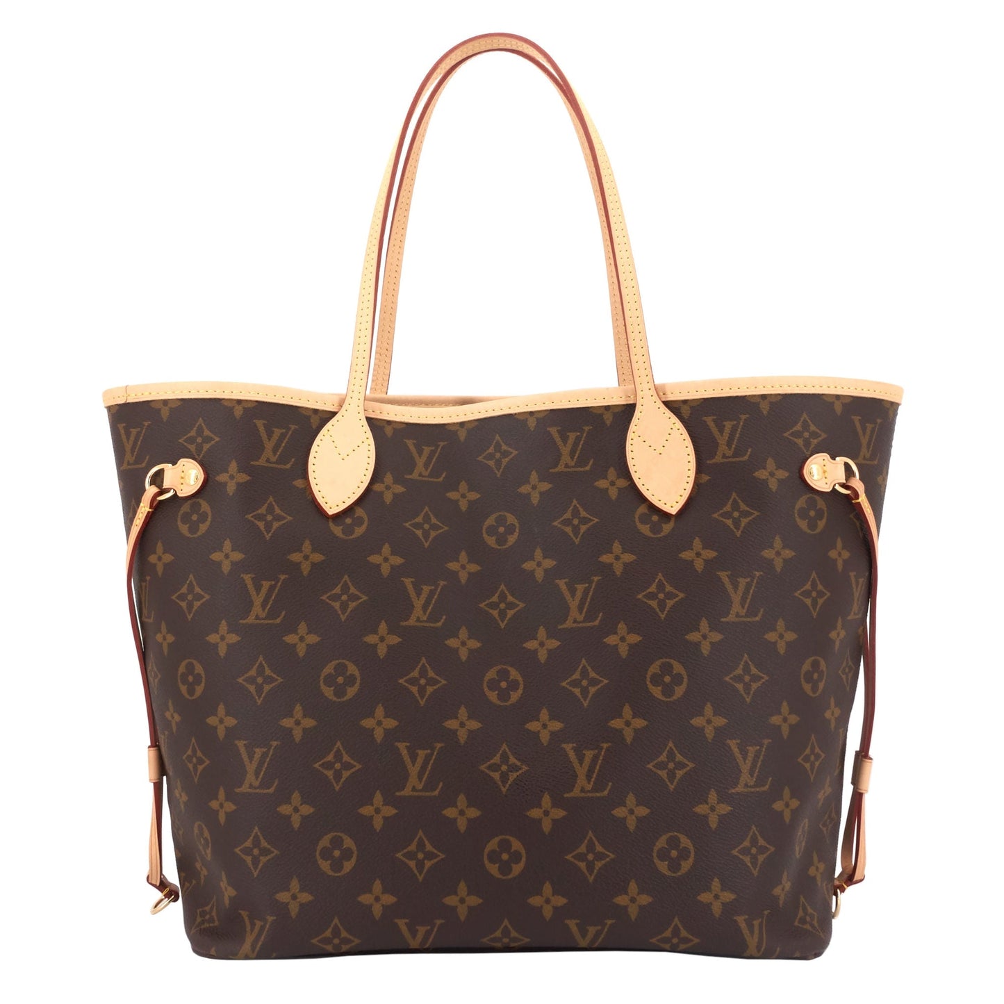 Louis Vuitto Neverfull MM Rabbit Monogram Canvas Bag with Pouch
