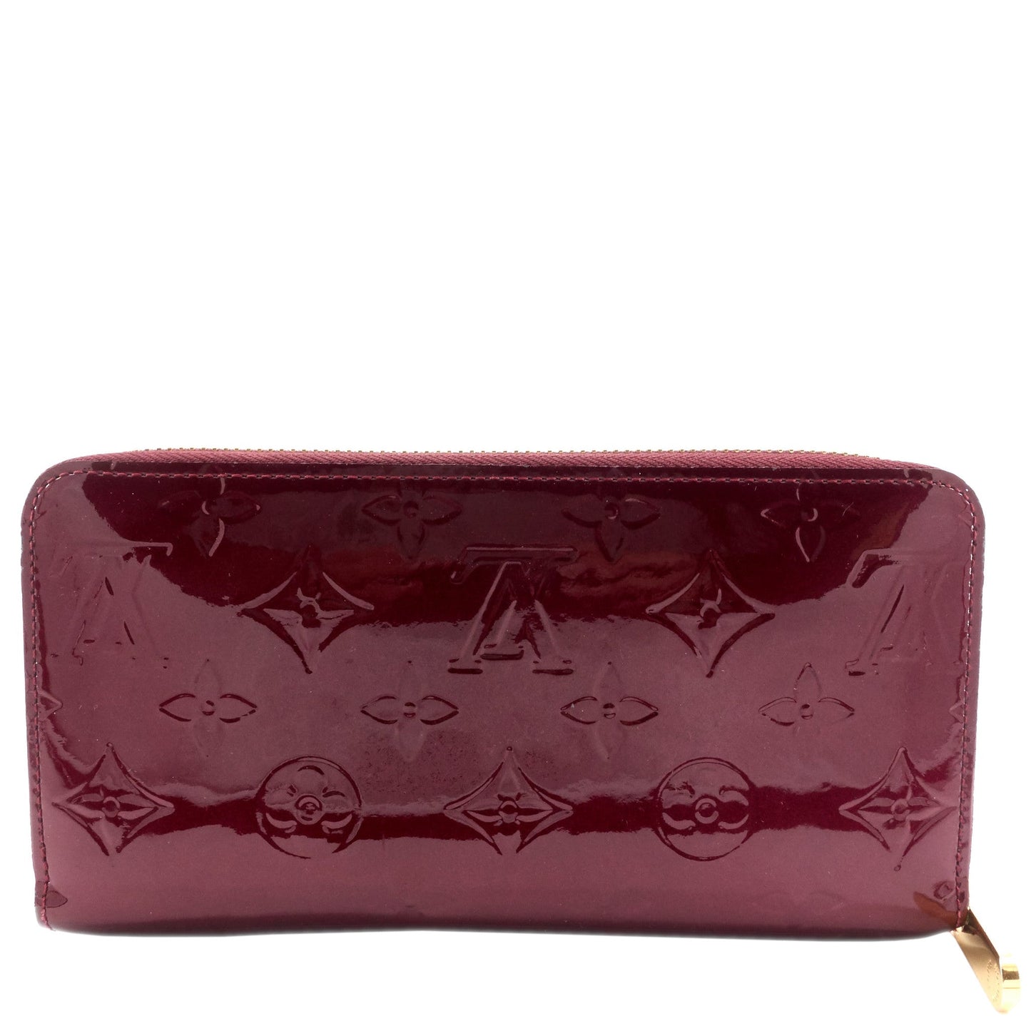 Louis Vuitto Zippy Monogram Vernis Leather Wallet