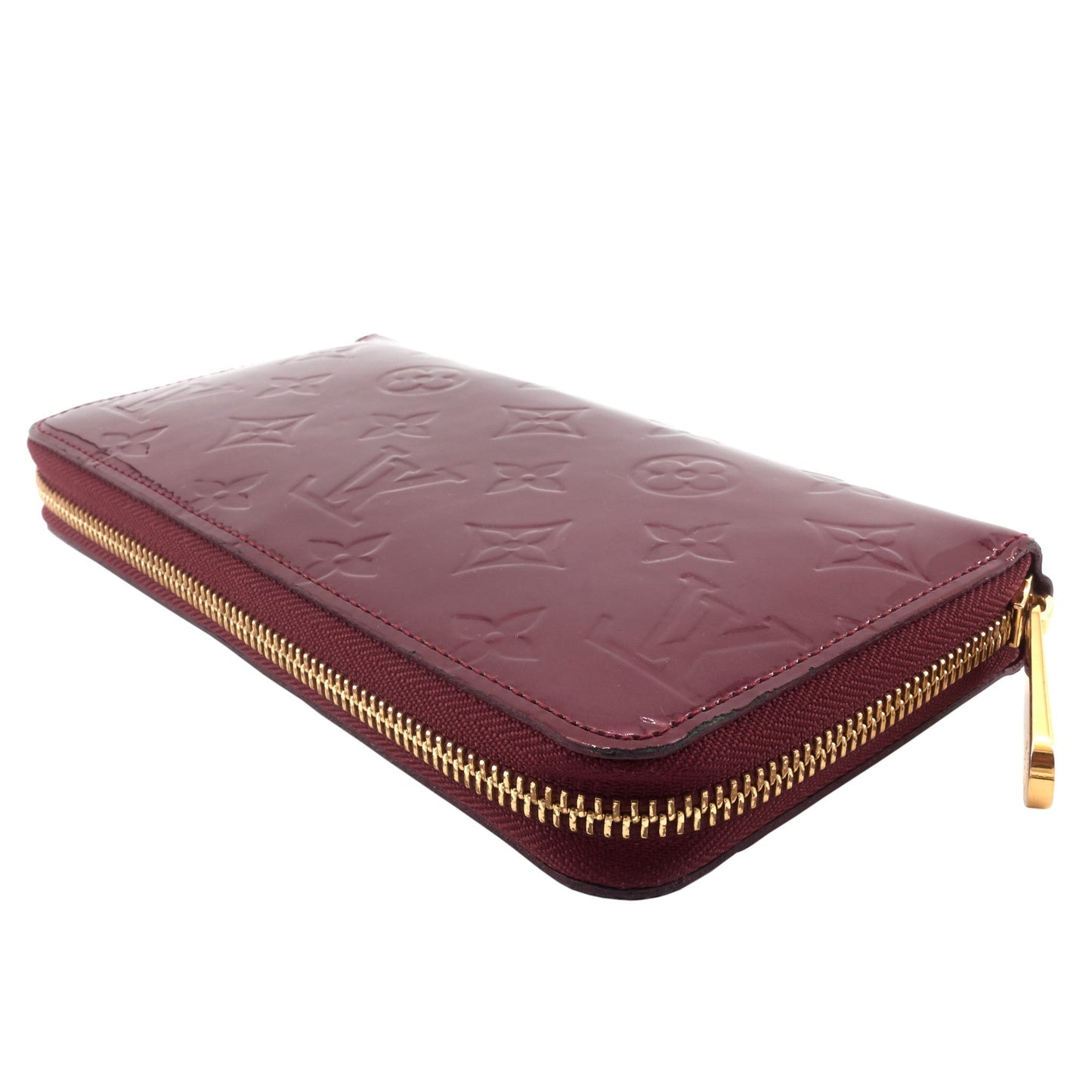 Louis Vuitto Zippy Monogram Vernis Leather Wallet