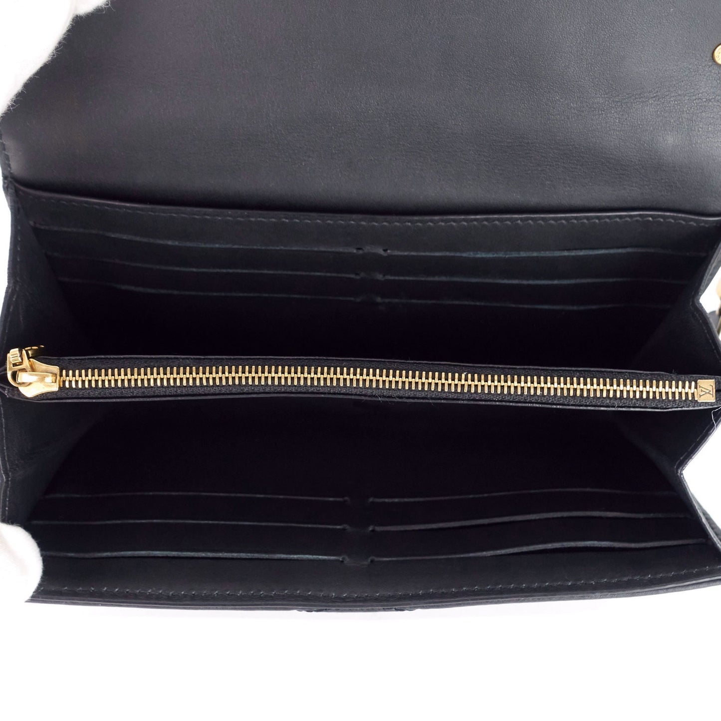 Louis Vuitto New Wave Calfskin Leather Long Wallet