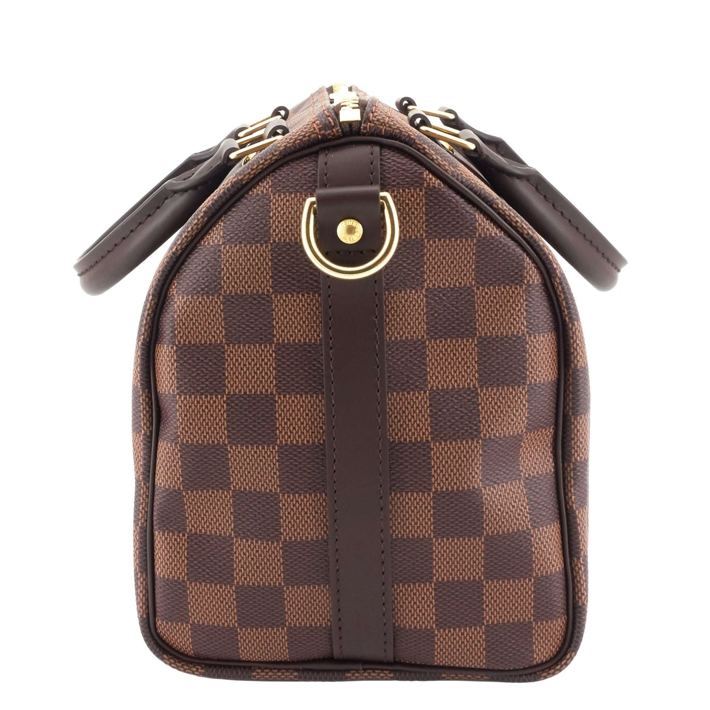 Louis Vuitto Speedy 25 BandouliÃ¨re Damier Ebene Canvas Bag