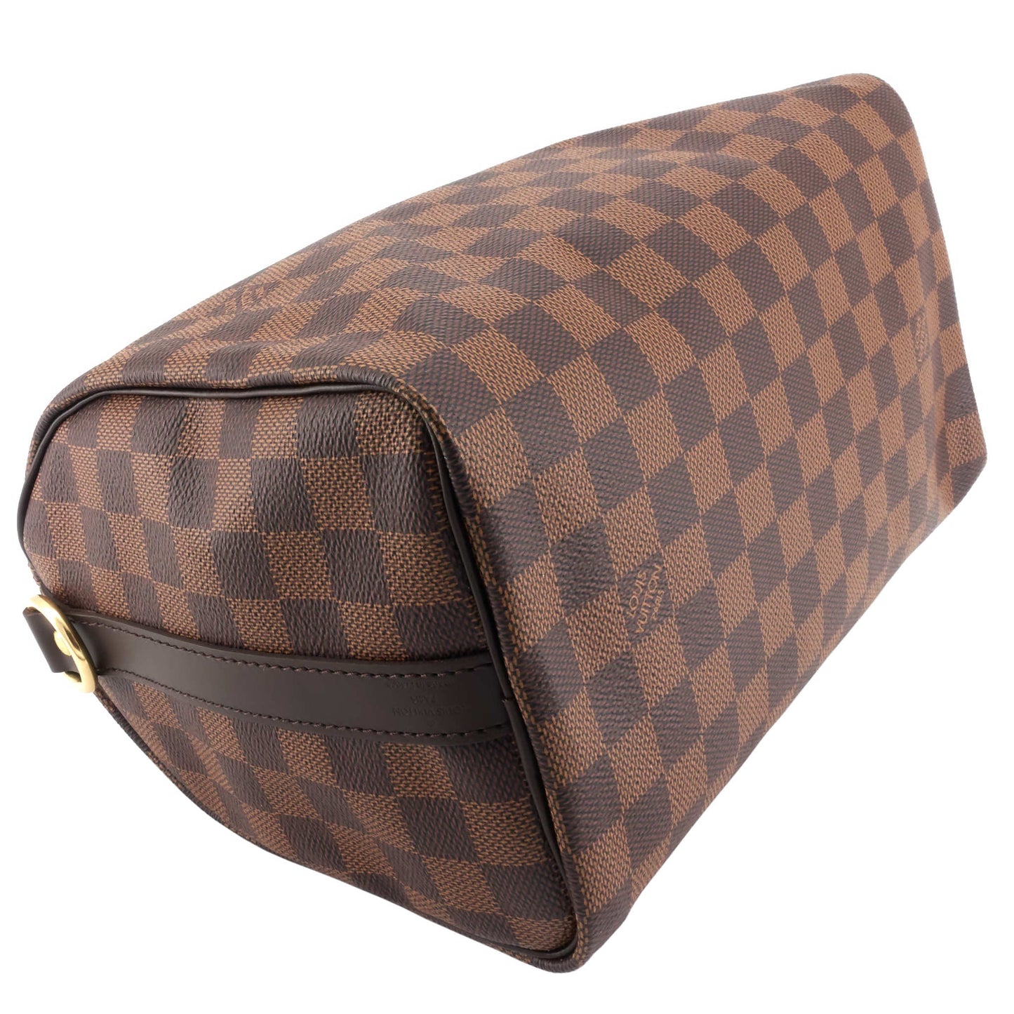Louis Vuitto Speedy 25 BandouliÃ¨re Damier Ebene Canvas Bag