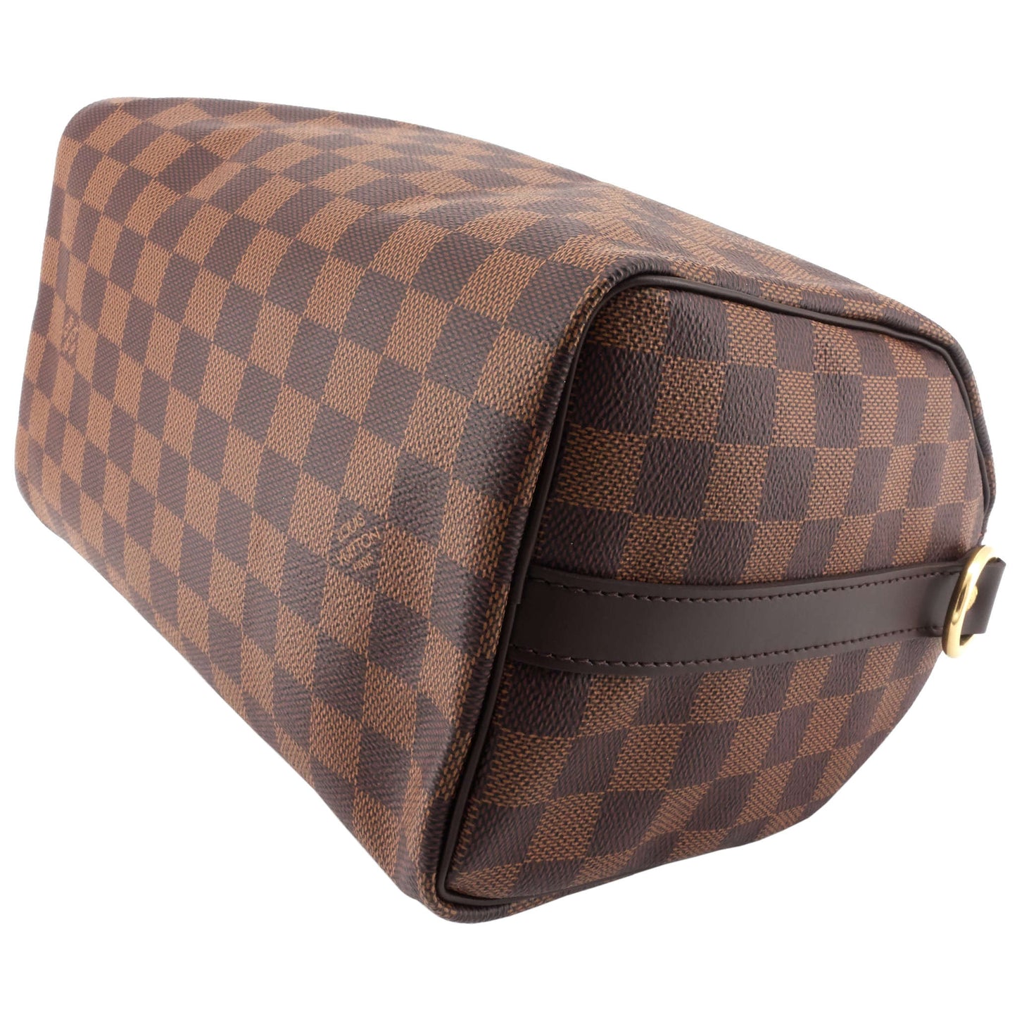 Louis Vuitto Speedy 25 BandouliÃ¨re Damier Ebene Canvas Bag