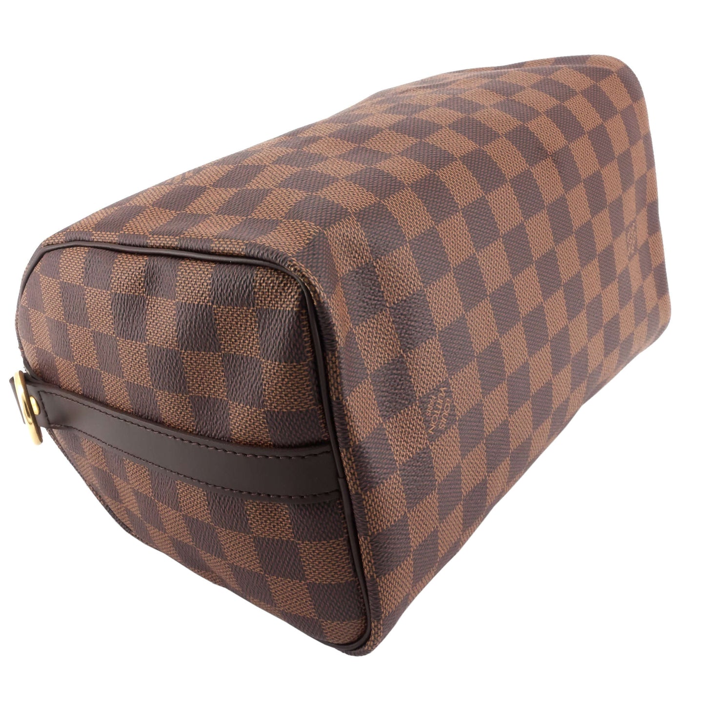 Louis Vuitto Speedy 25 BandouliÃ¨re Damier Ebene Canvas Bag