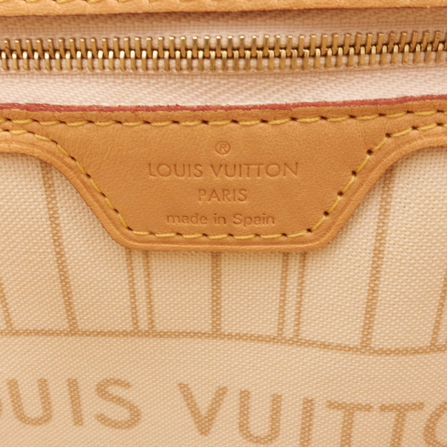 Louis Vuitto Neverfull MM Damier Azur Canvas with Pouch