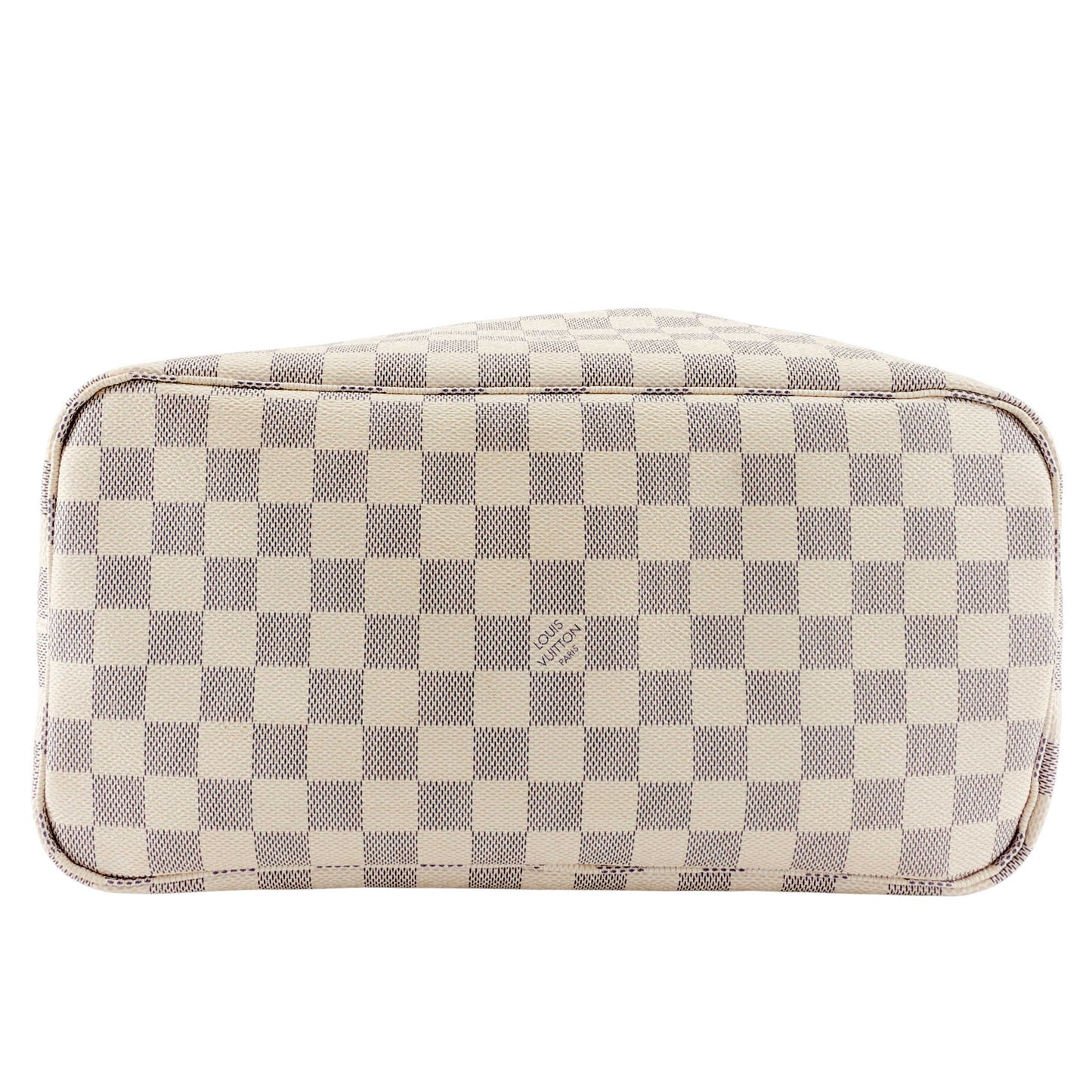 Louis Vuitto Neverfull MM Damier Azur Canvas with Pouch