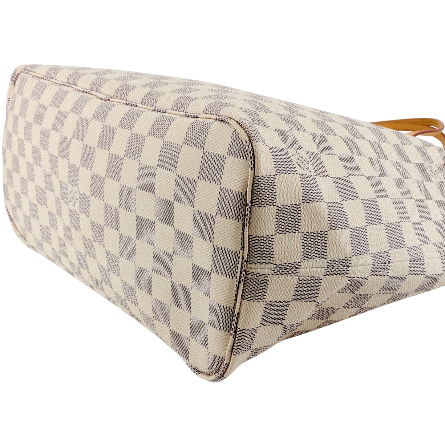 Louis Vuitto Neverfull MM Damier Azur Canvas with Pouch