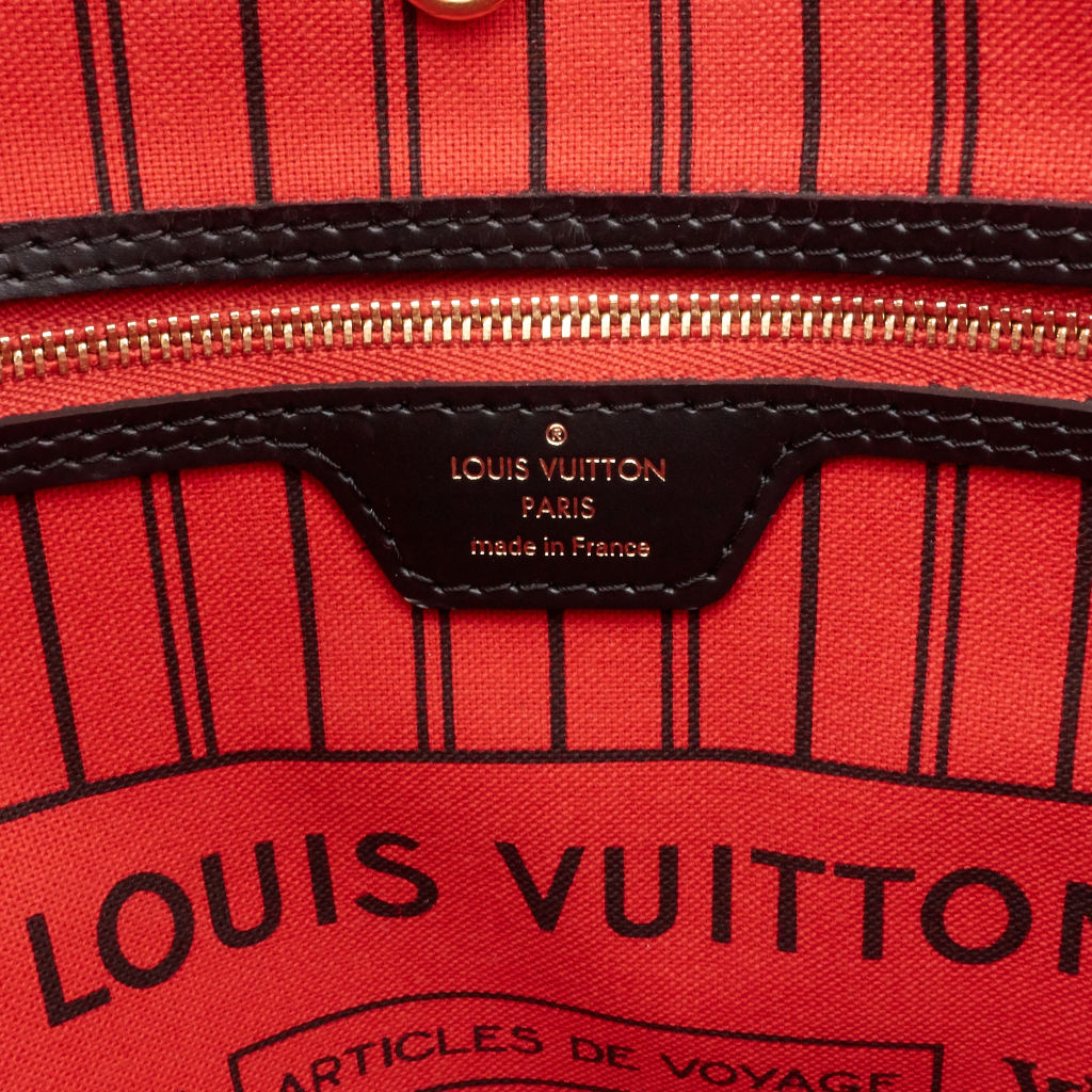 Louis Vuitto Neverfull MM World Tour Monogram Canvas Bag with Pouch
