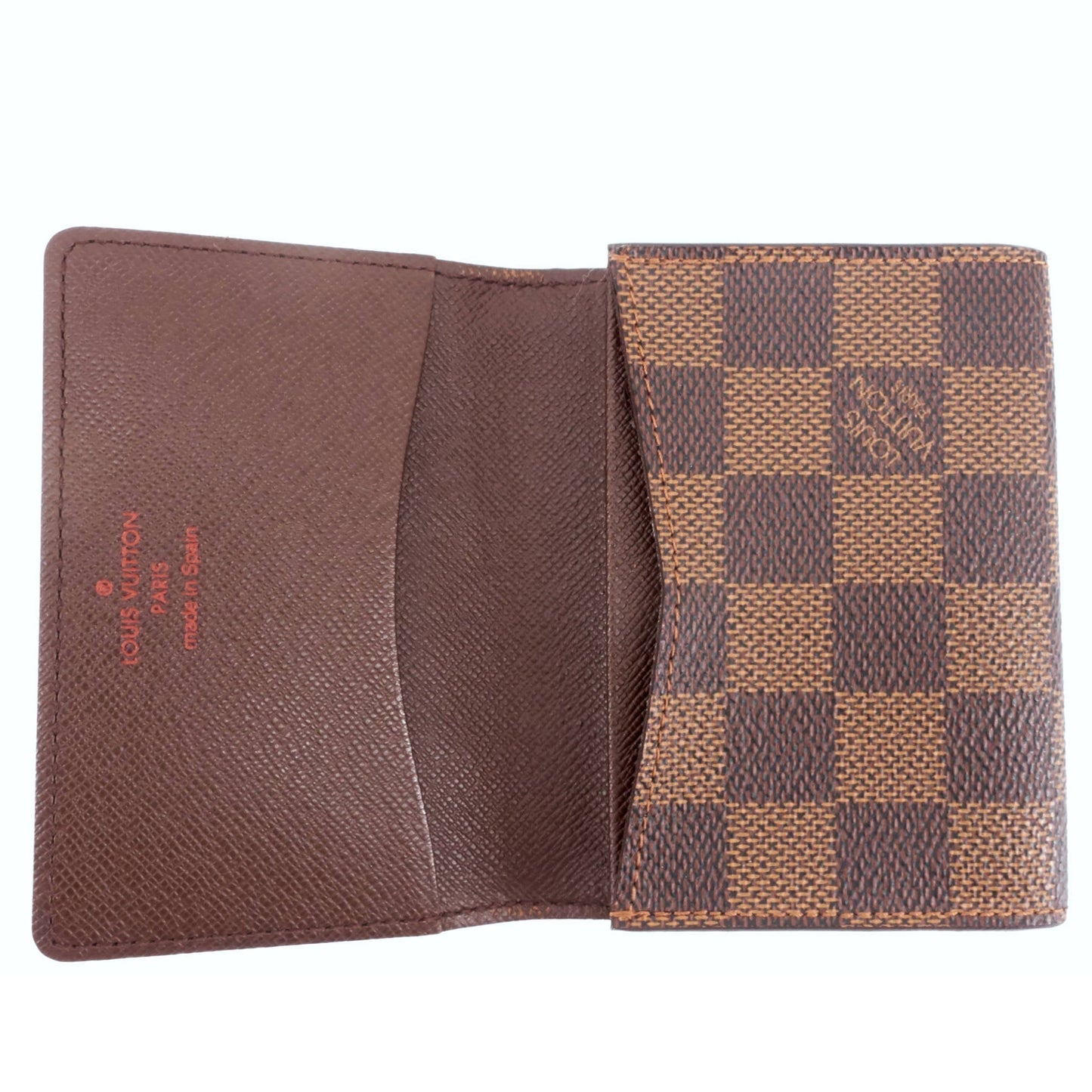 Louis Vuitto Damier Ebene Canvas Card Holder