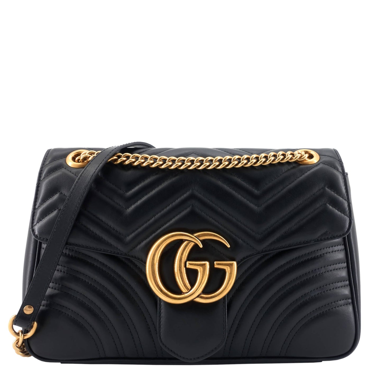 Gucci Marmont Medium MatelassÃ© Leather Shoulder Bag