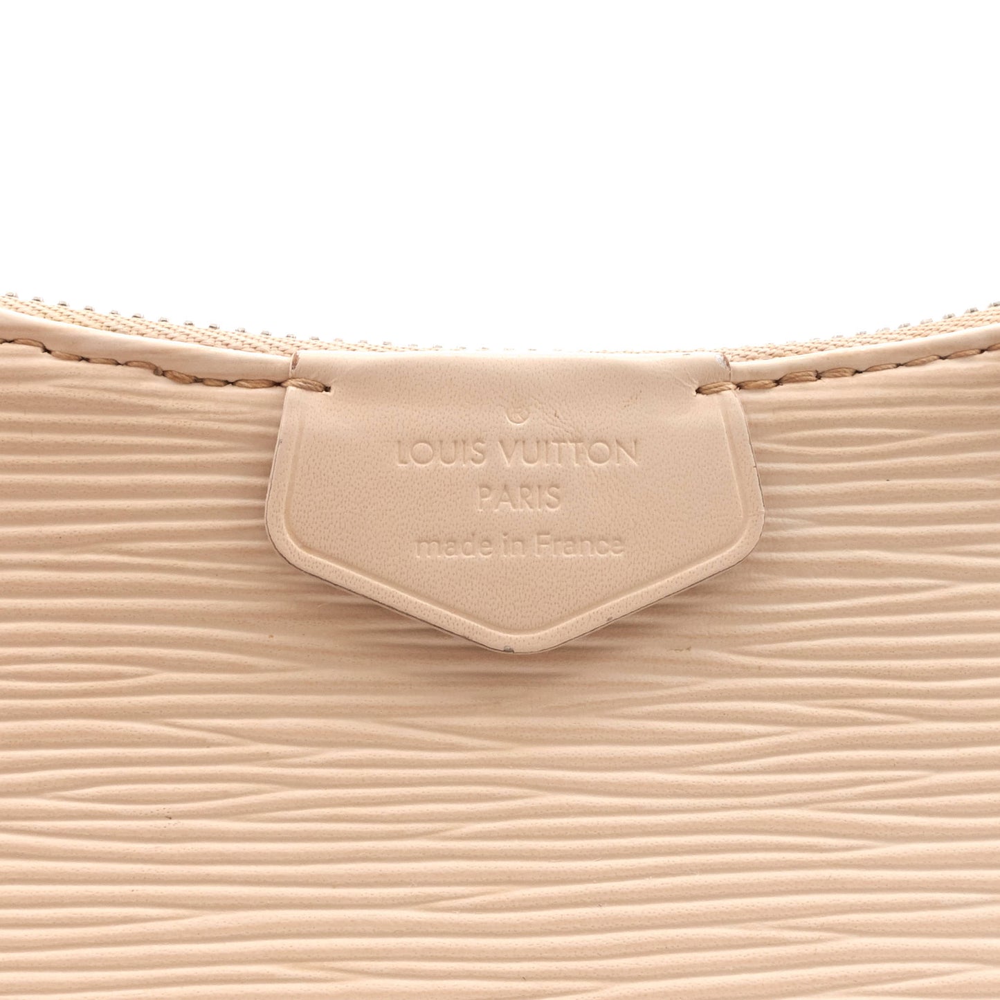 Louis Vuitto Easy Pouch On Strap Quartz Epi Leather Bag