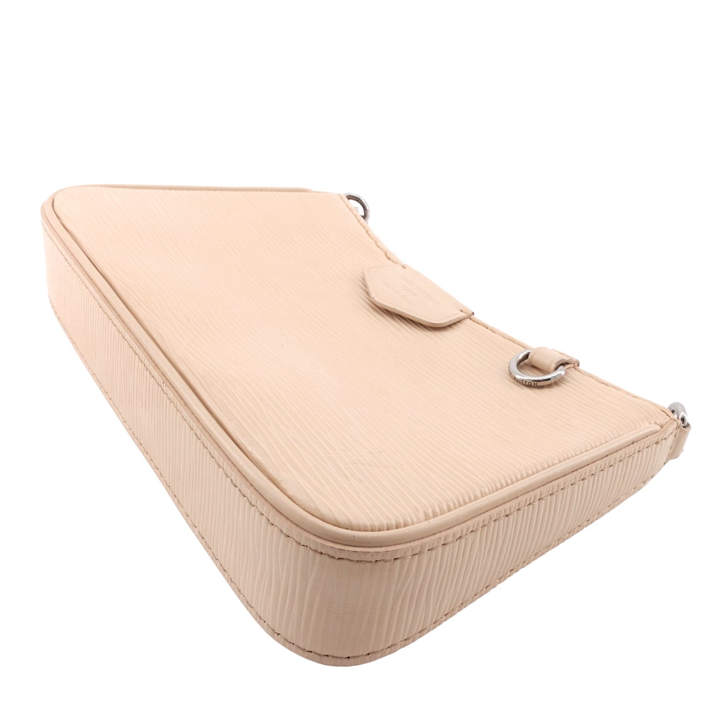 Louis Vuitto Easy Pouch On Strap Quartz Epi Leather Bag