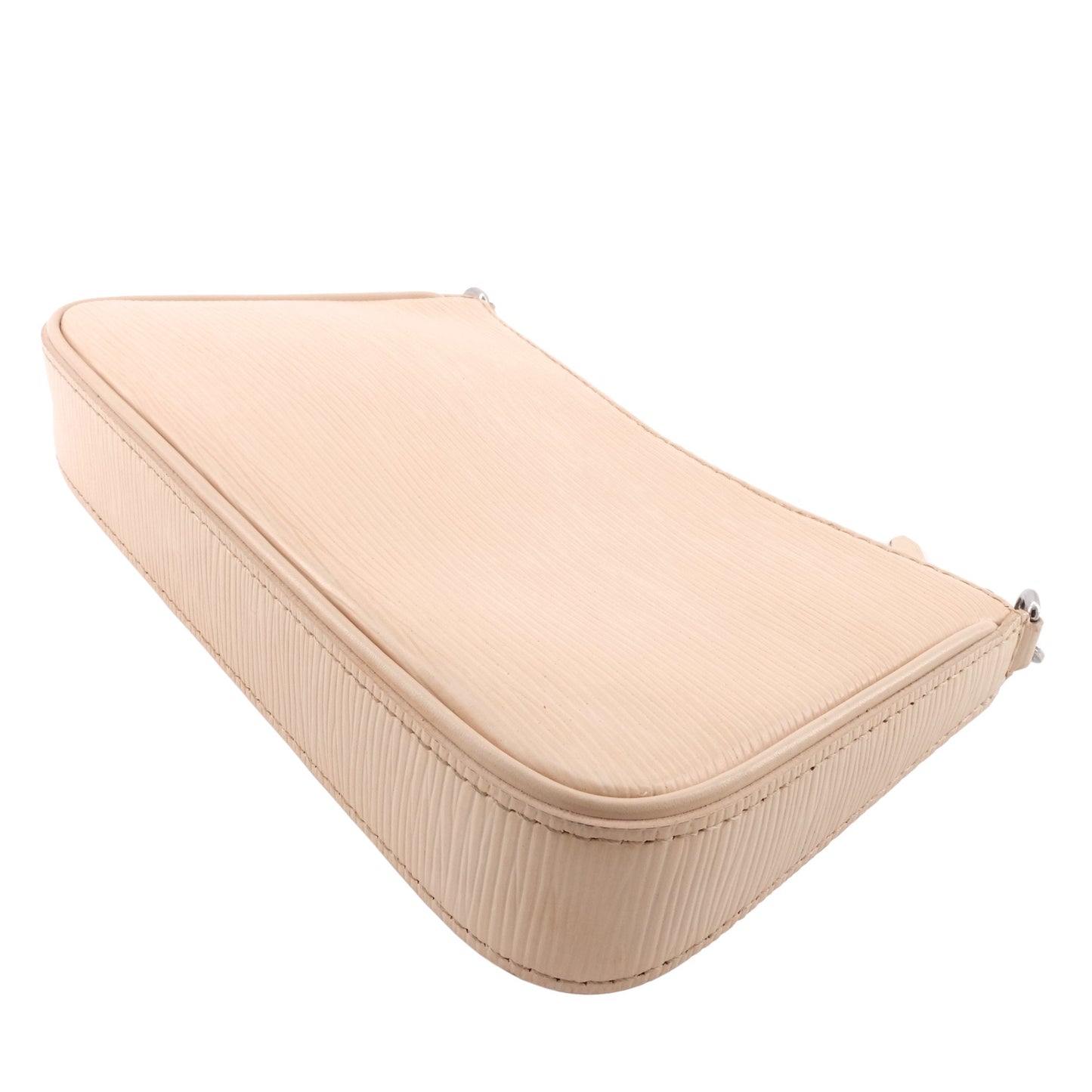 Louis Vuitto Easy Pouch On Strap Quartz Epi Leather Bag