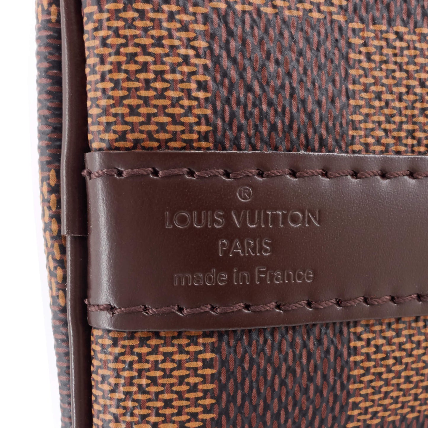 Louis Vuitto Speedy BandouliÃ¨re 30 Damier Ebene Canvas Bag