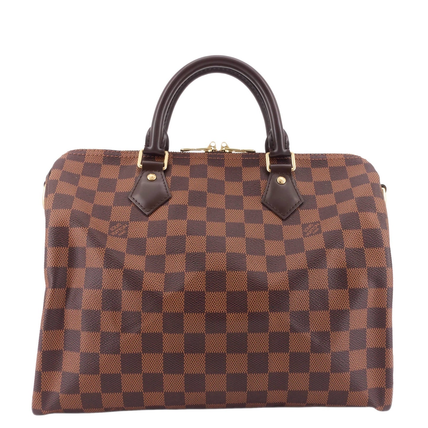 Louis Vuitto Speedy BandouliÃ¨re 30 Damier Ebene Canvas Bag