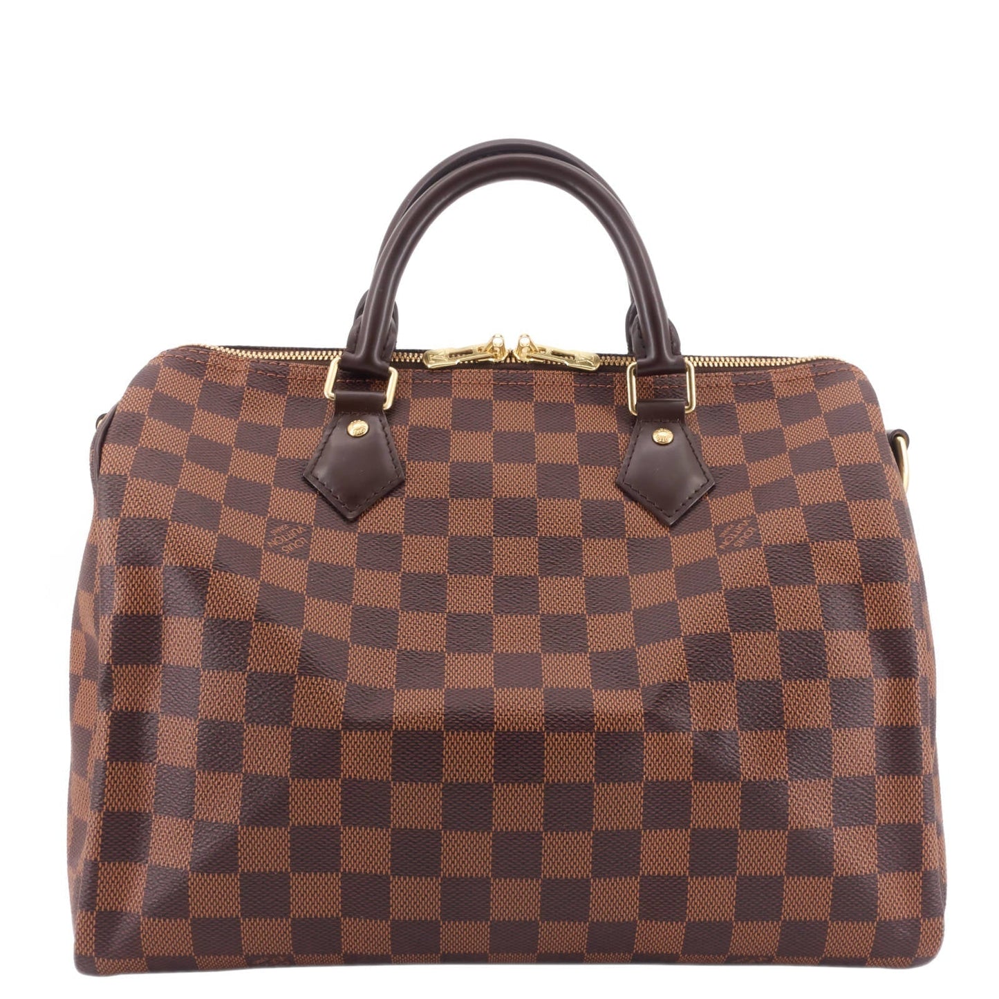 Louis Vuitto Speedy BandouliÃ¨re 30 Damier Ebene Canvas Bag