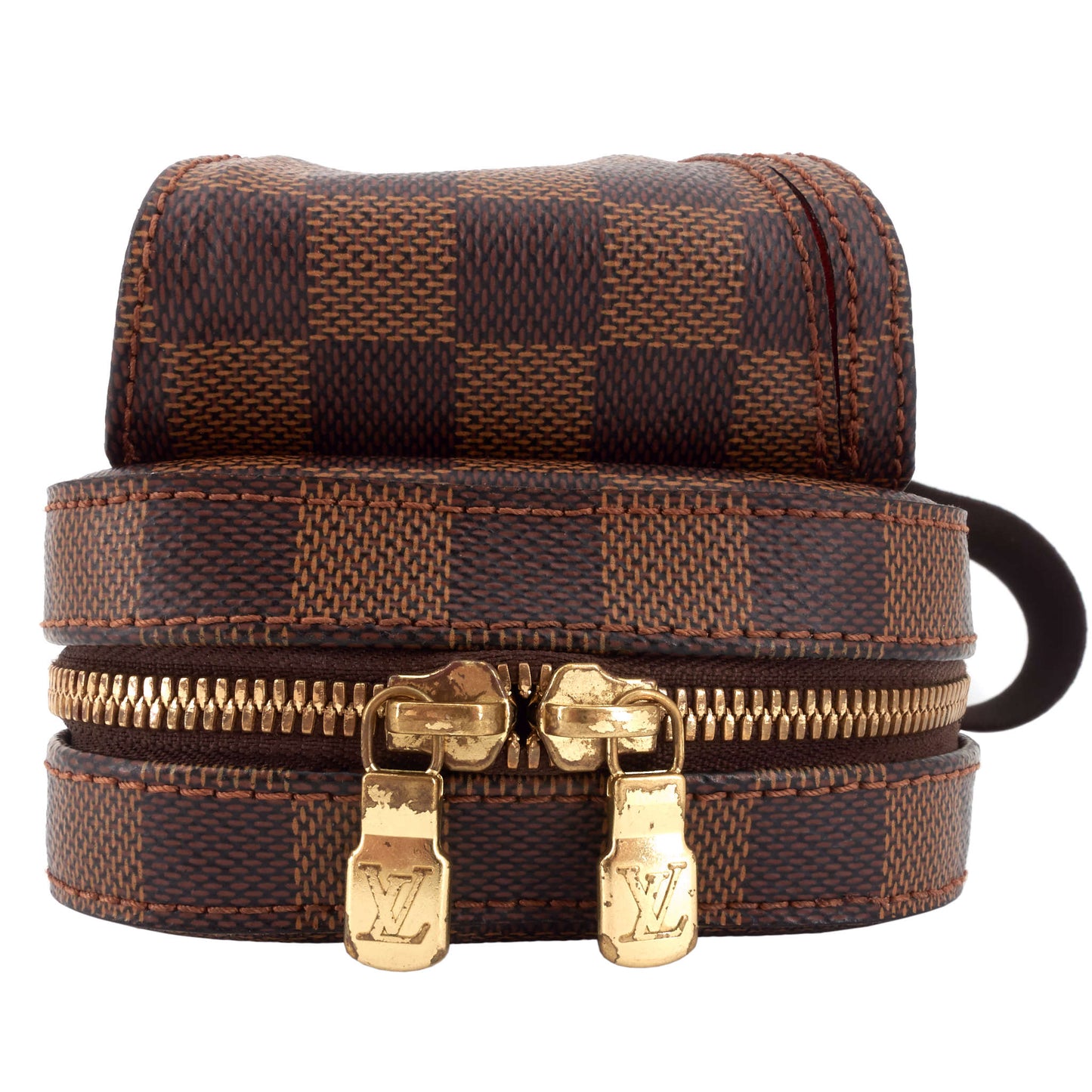 Louis Vuitto Geronimos Damier Ebene Canvas Waist Bag
