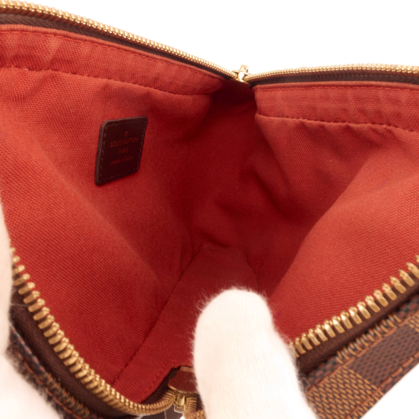 Louis Vuitto Geronimos Damier Ebene Canvas Waist Bag