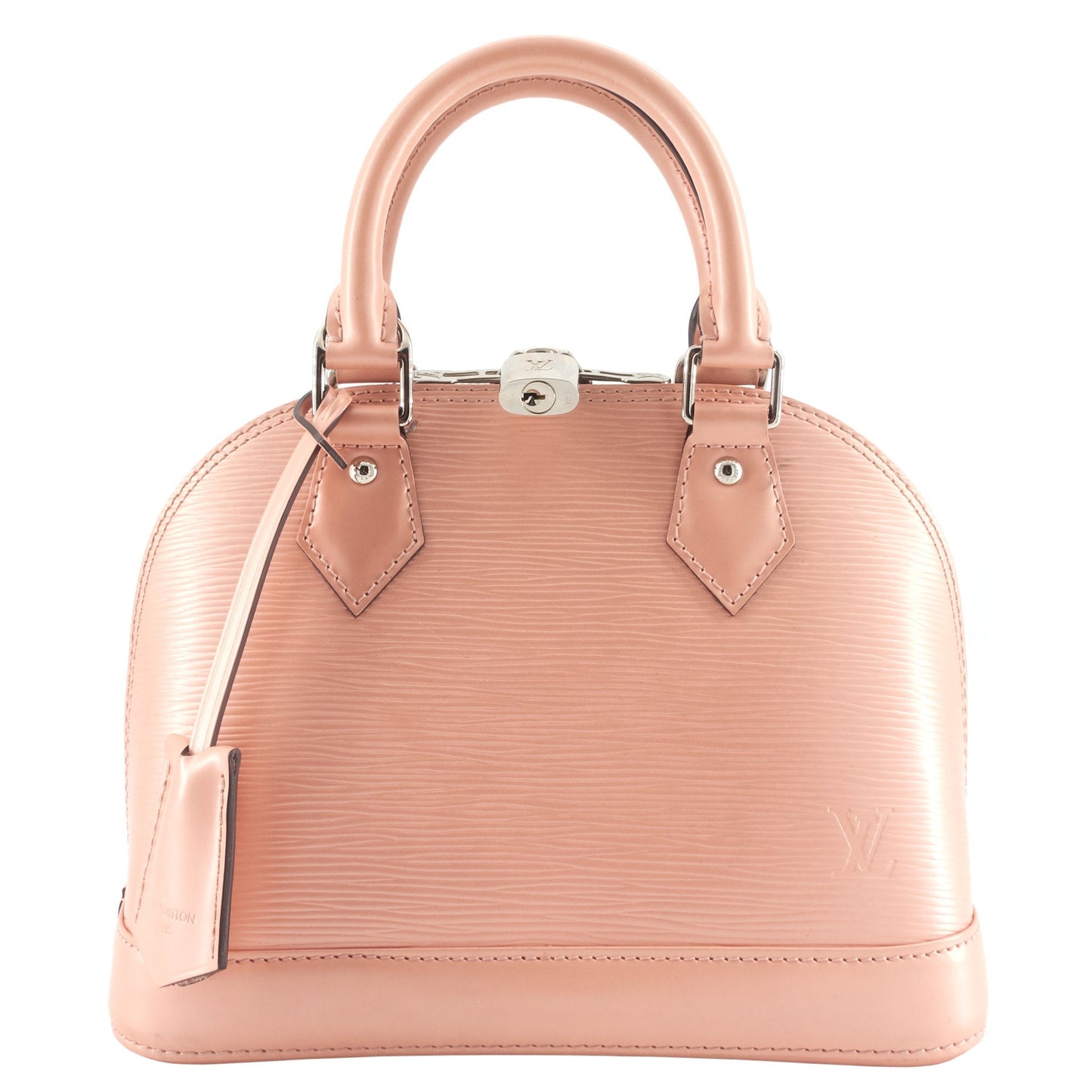Louis Vuitto Alma BB Epi Leather Rose Nacre Bag