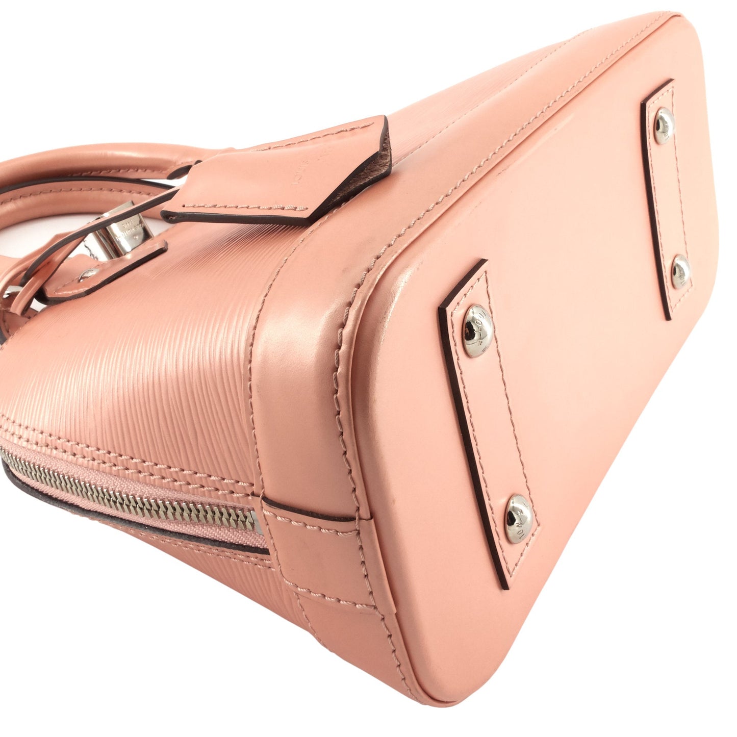 Louis Vuitto Alma BB Epi Leather Rose Nacre Bag