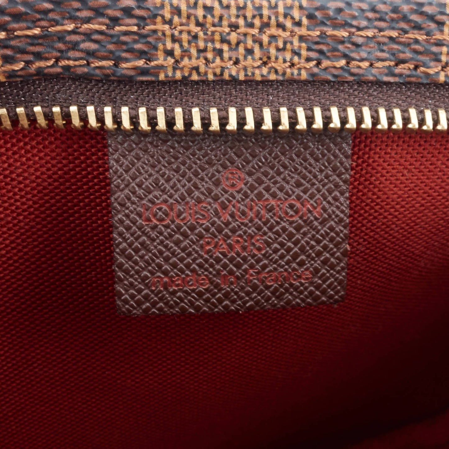 Louis Vuitto Trousse Damier Ebene Mini Bag