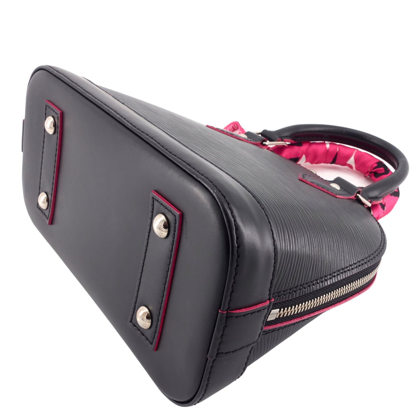 Louis Vuitto Alma BB Epi Leather Bag with Bandeau